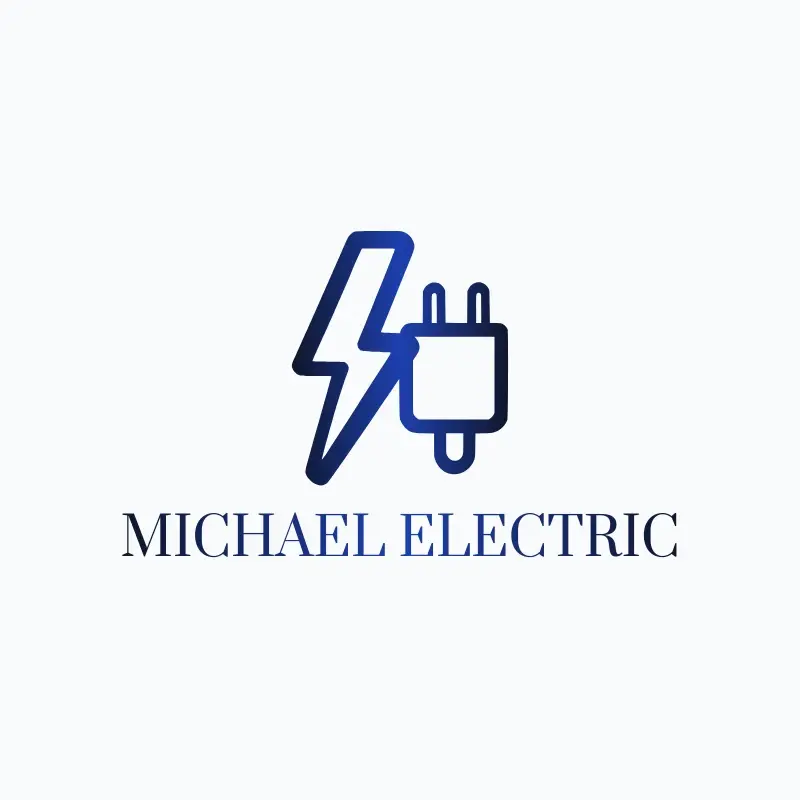 The electrical name Michael Electric as a branded logo with a color icon