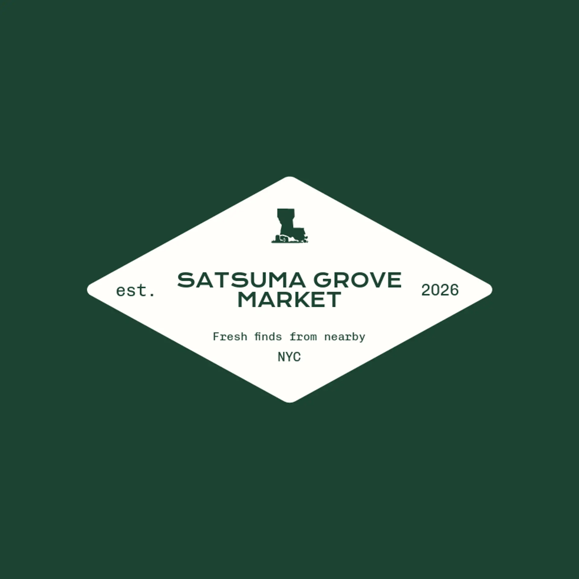 Satsuma Grove Market logo for louisiana