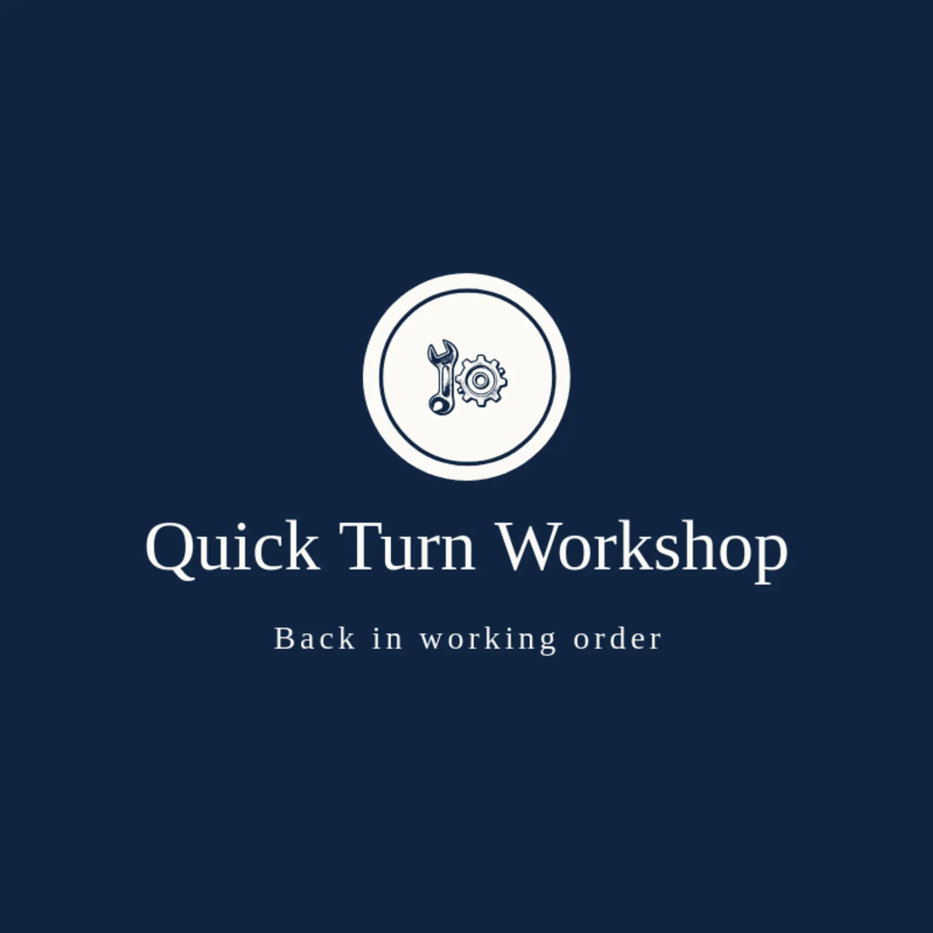 Quick Turn Workshop logo for repair
