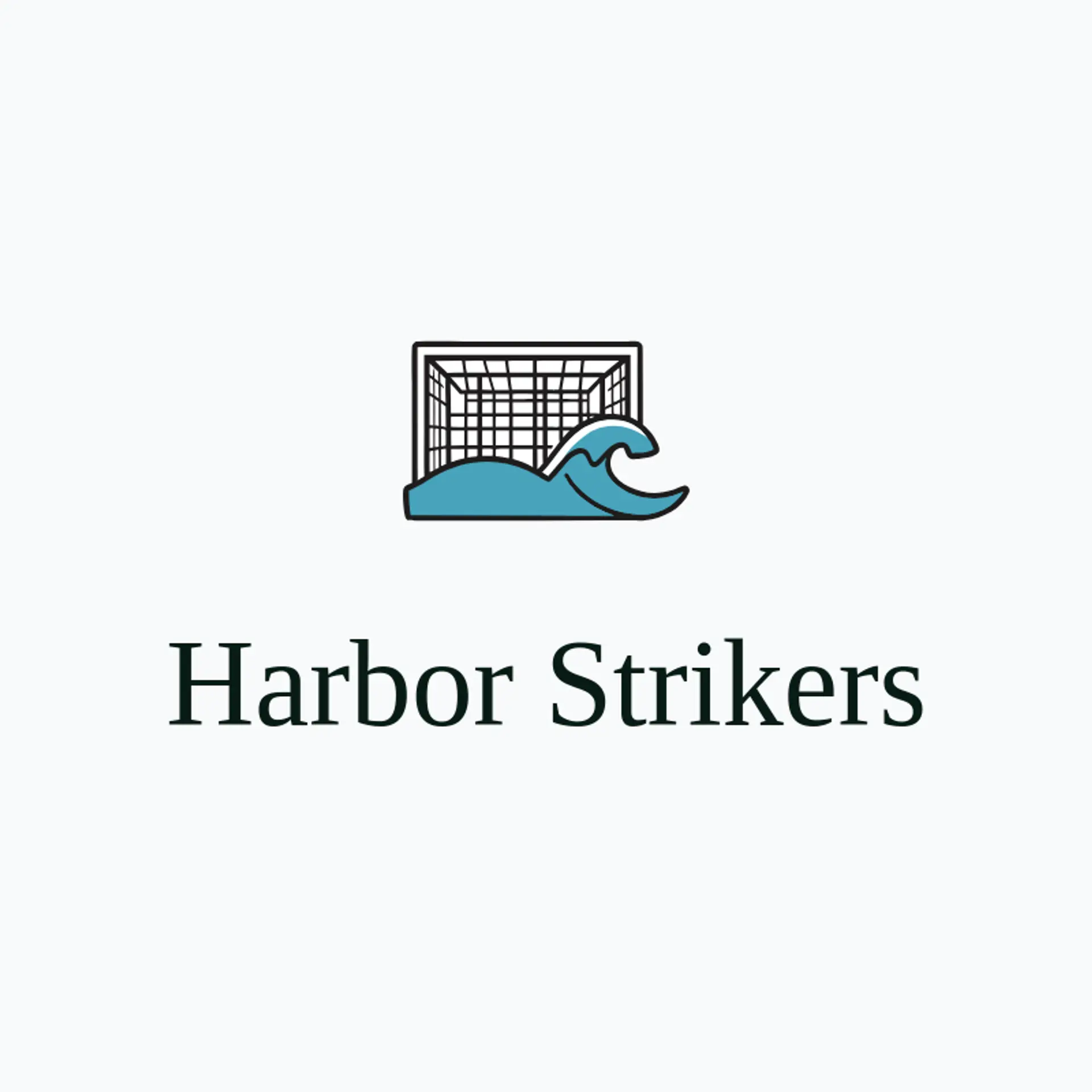 Harbor Strikers logo for sports team