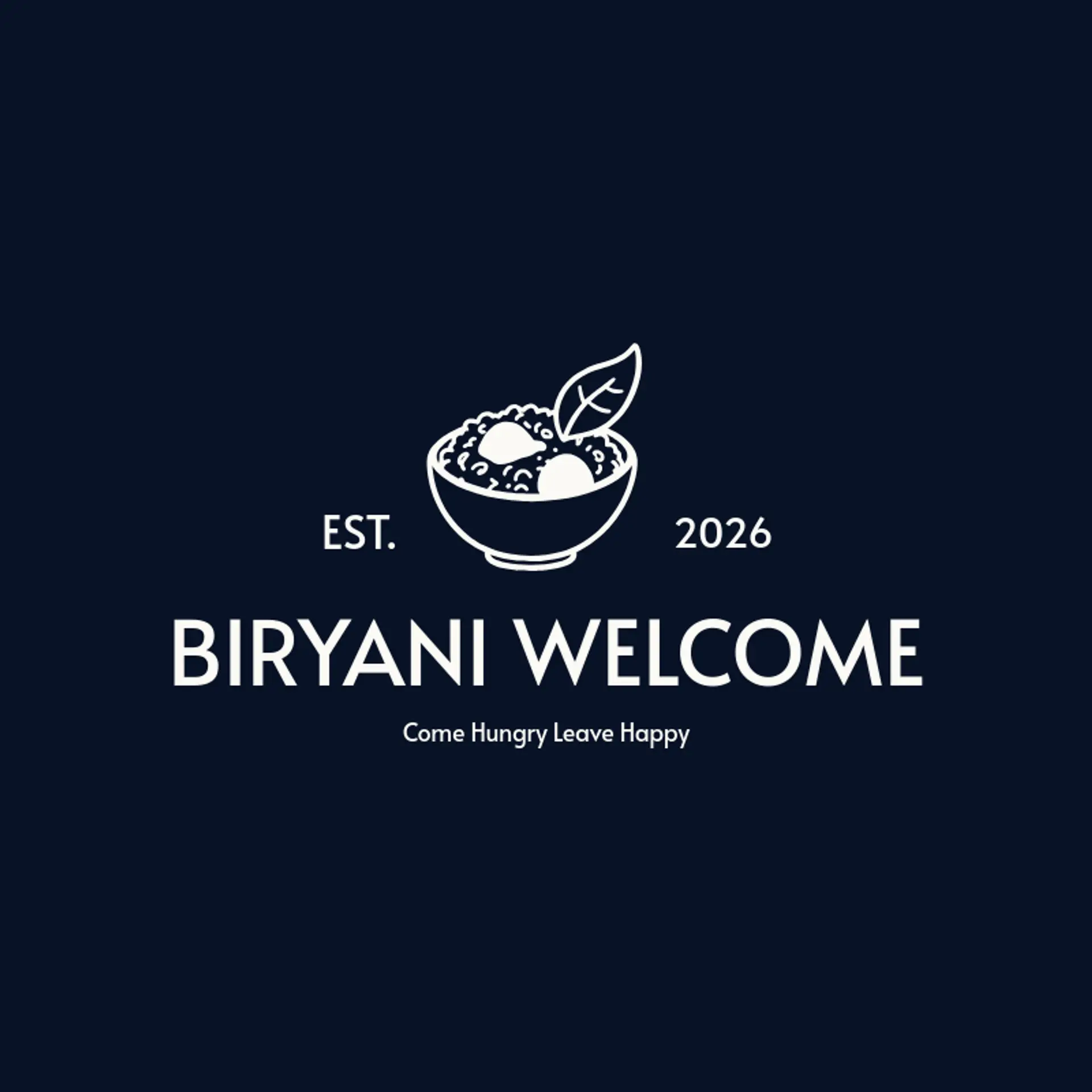 Biryani Welcome logo for biryani
