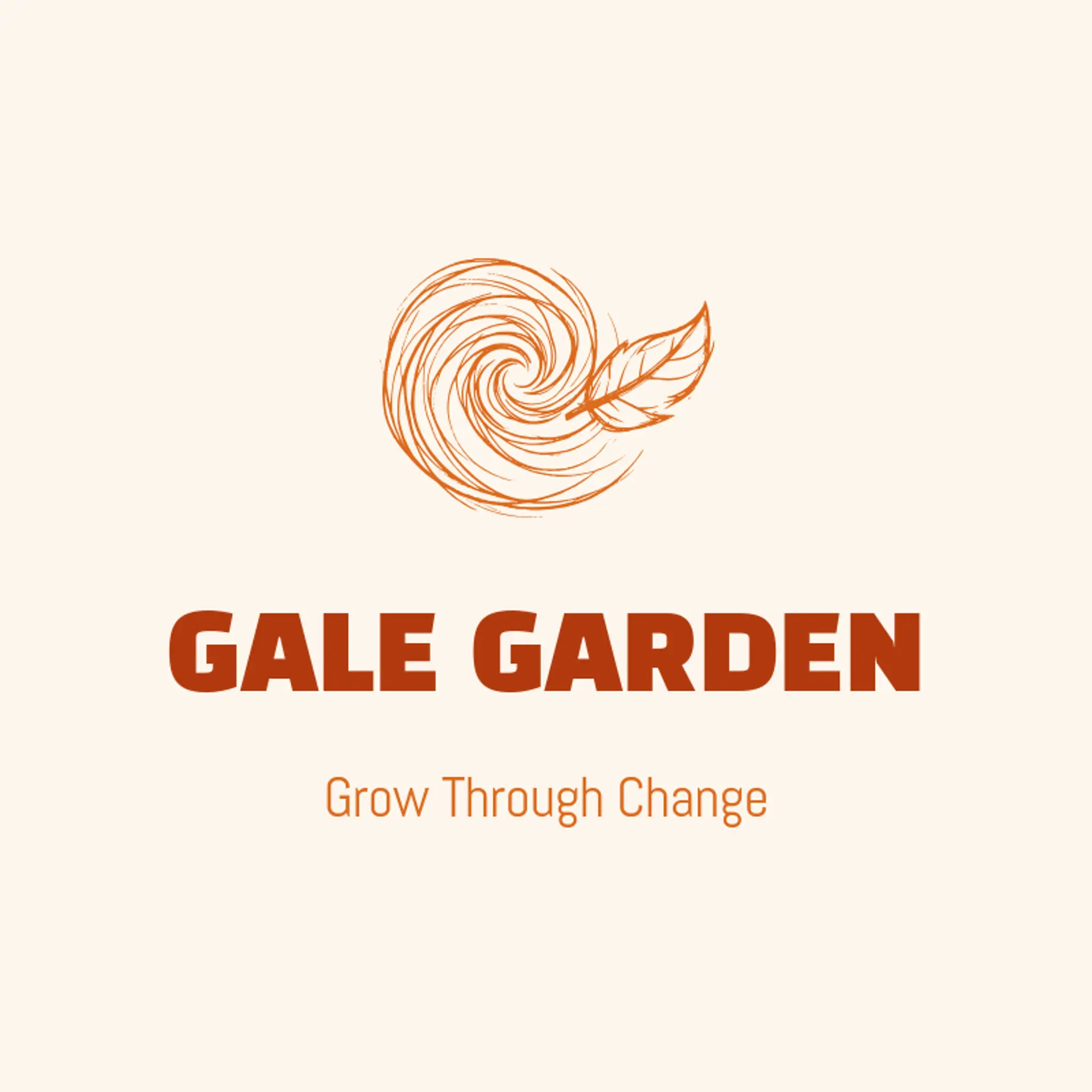 Gale Garden logo for hurricane