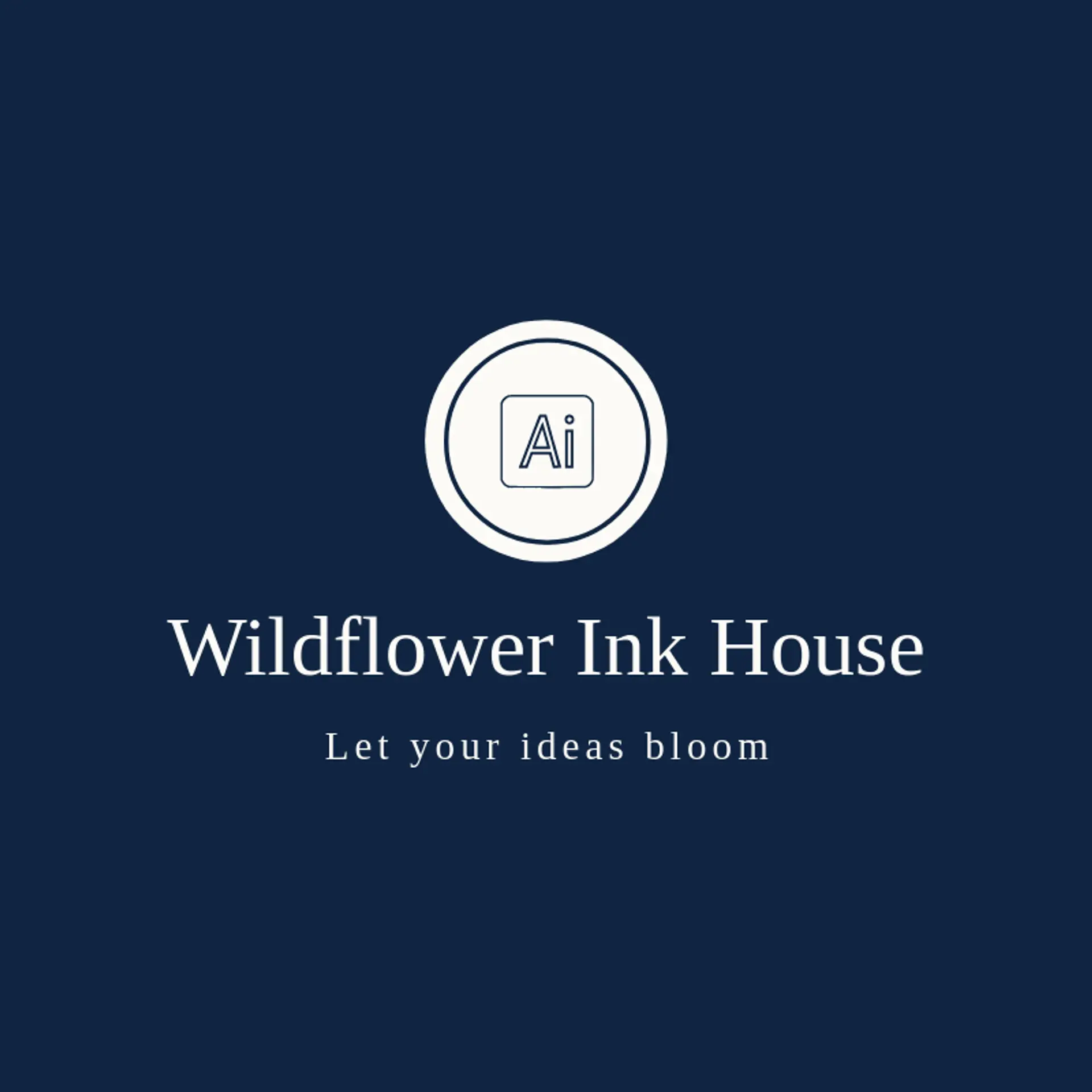 Wildflower Ink House logo for illustrator