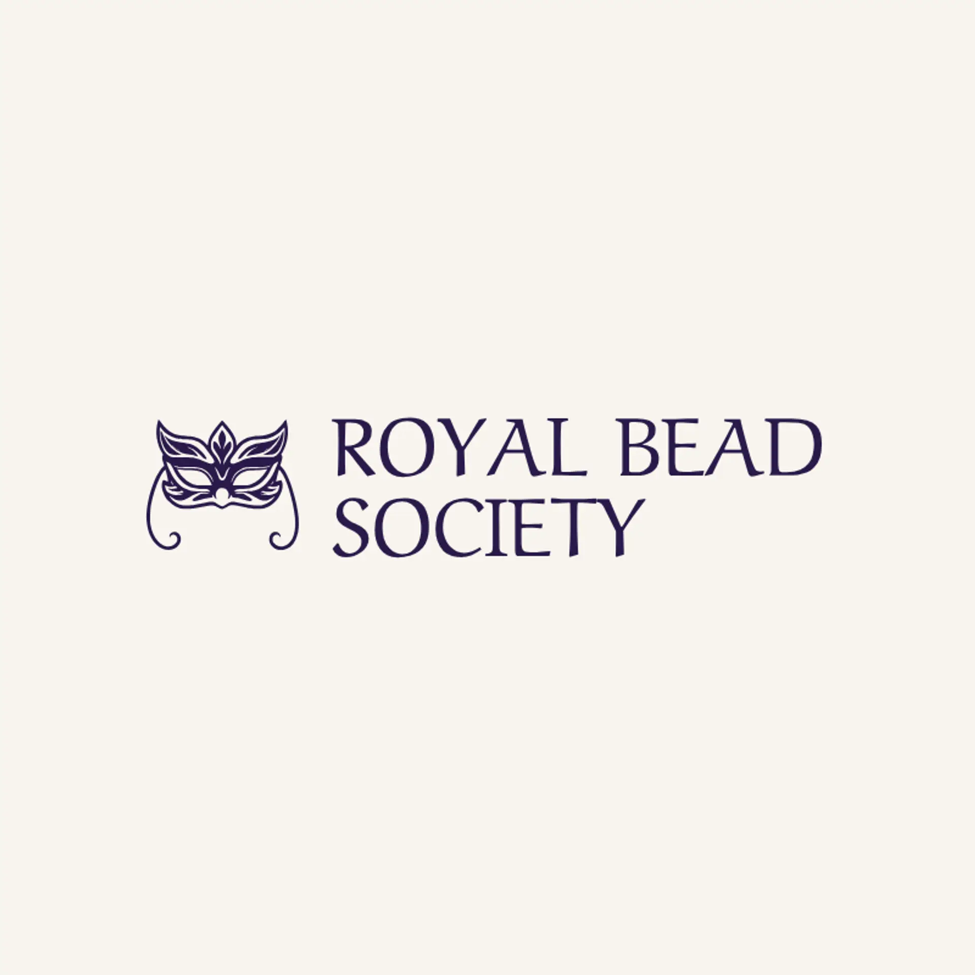 Royal Bead Society logo for mardi gras