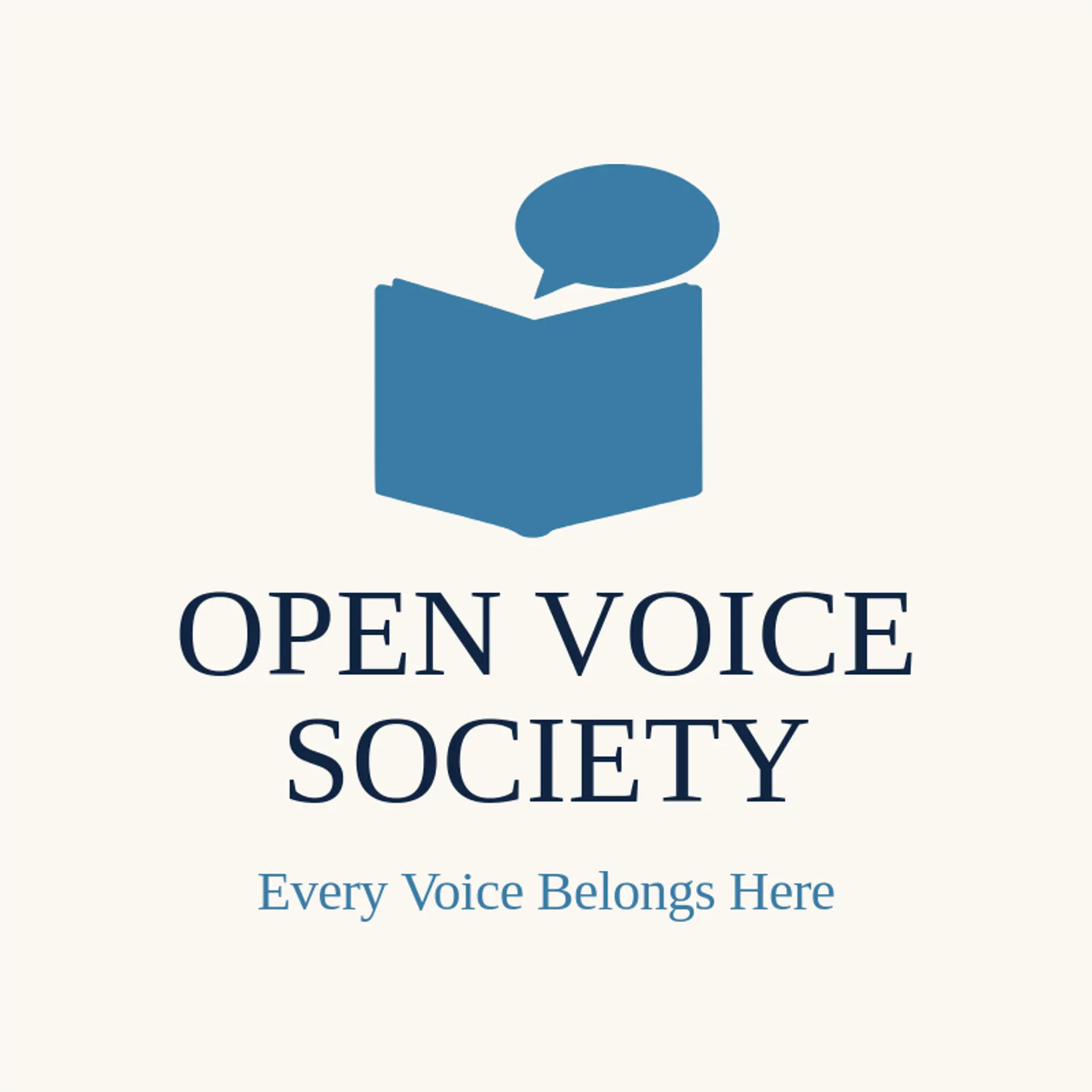 Open Voice Society logo for language