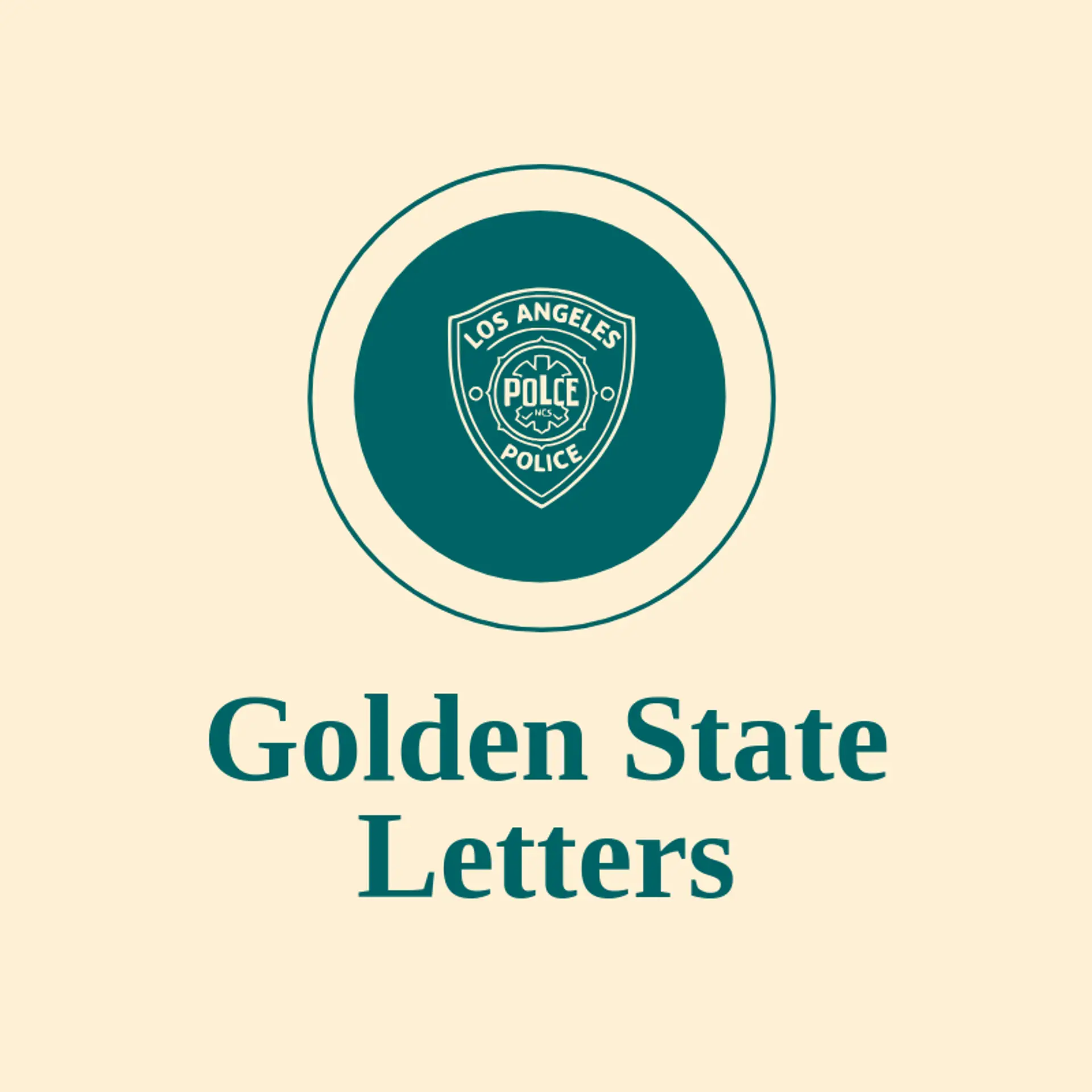 Golden State Letters logo for los angeles