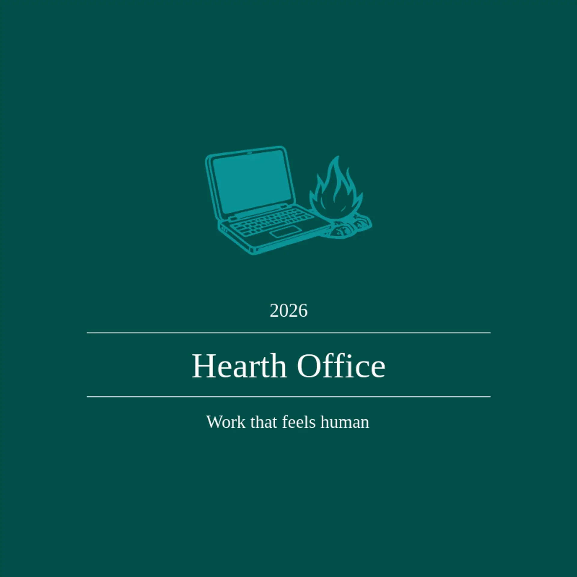 Hearth Office logo for laptop