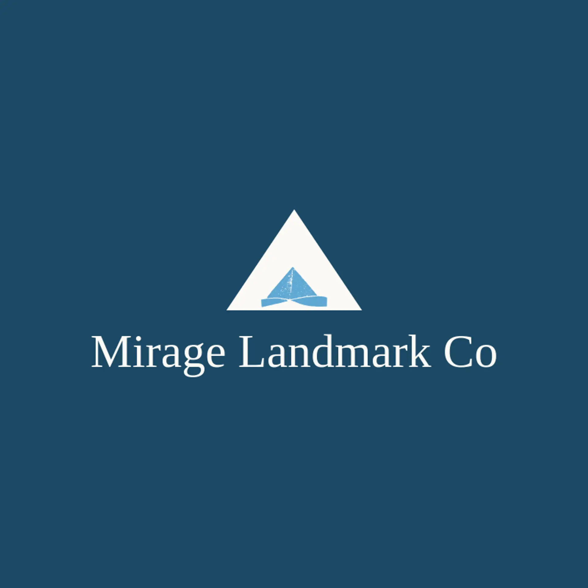 Mirage Landmark Co logo for pyramid