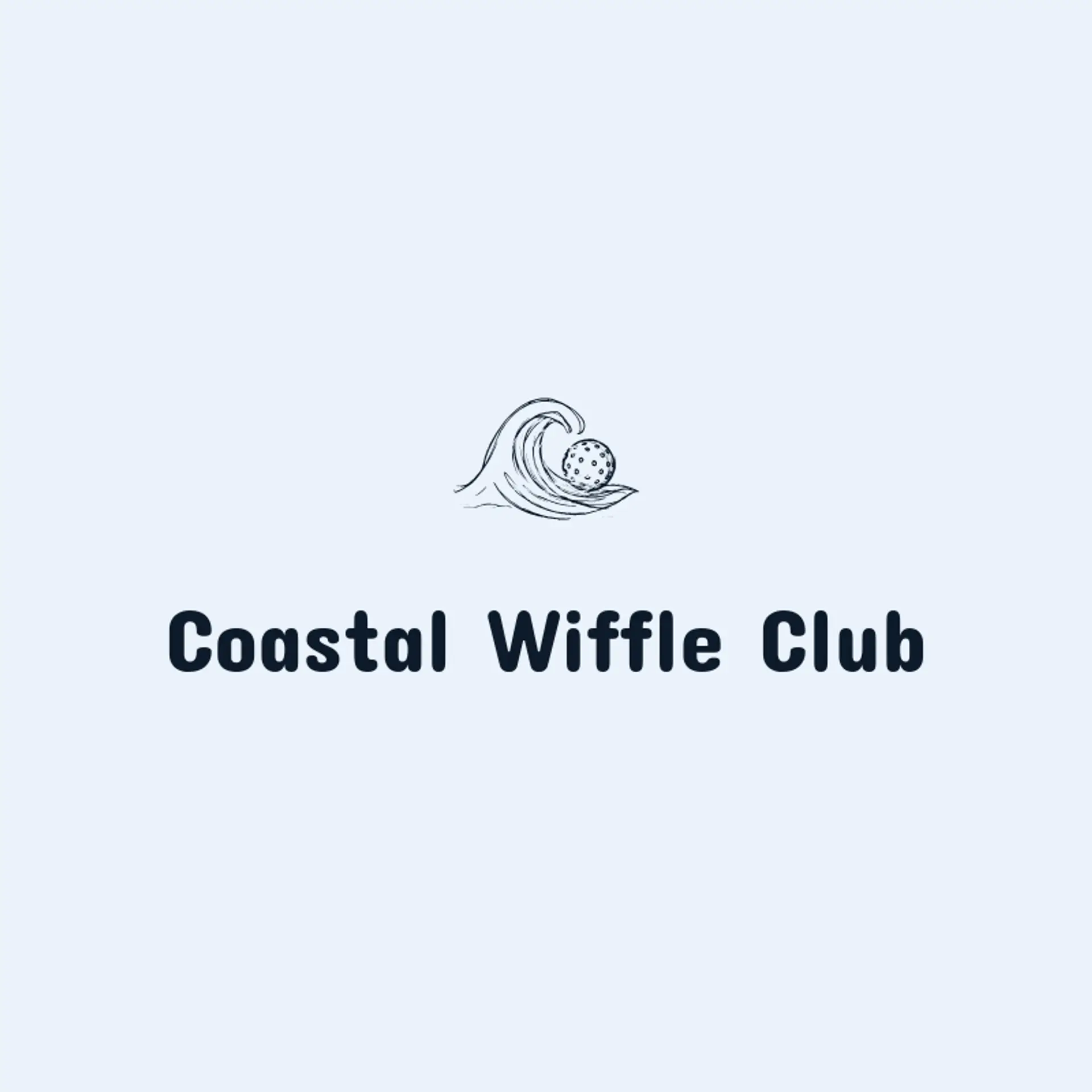 Coastal Wiffle Club logo for wiffleball