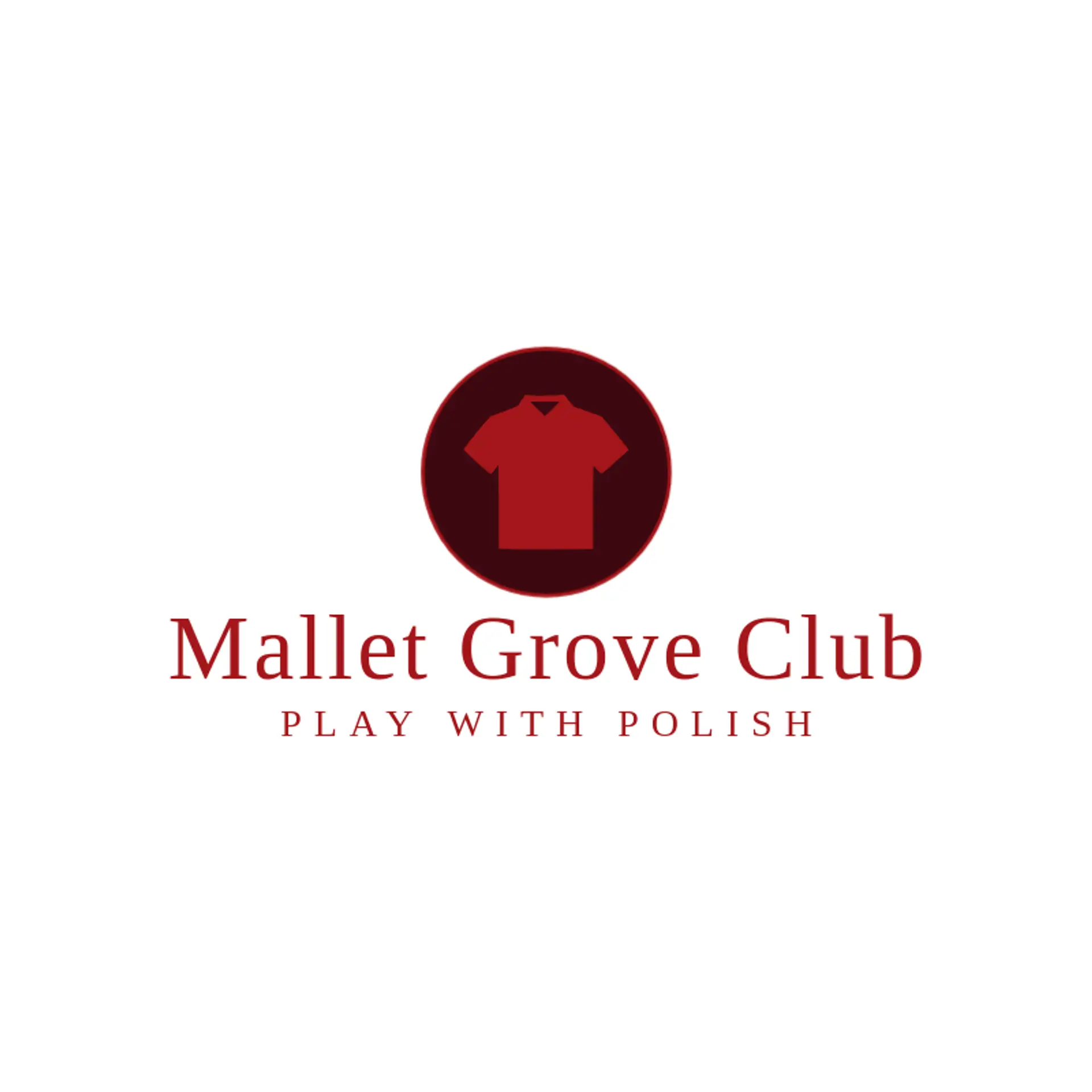 Mallet Grove Club logo for polo shirt