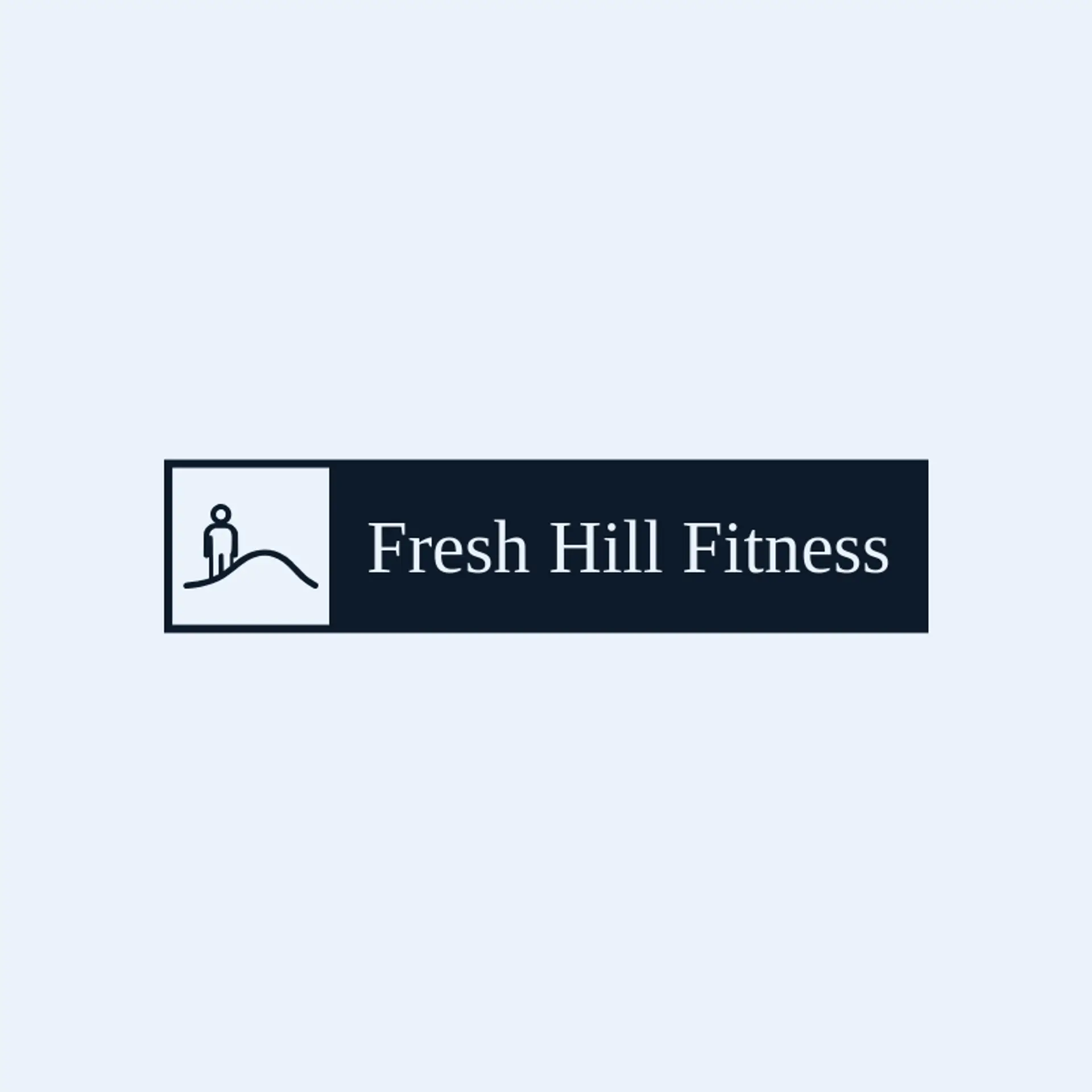 Fresh Hill Fitness logo for hill