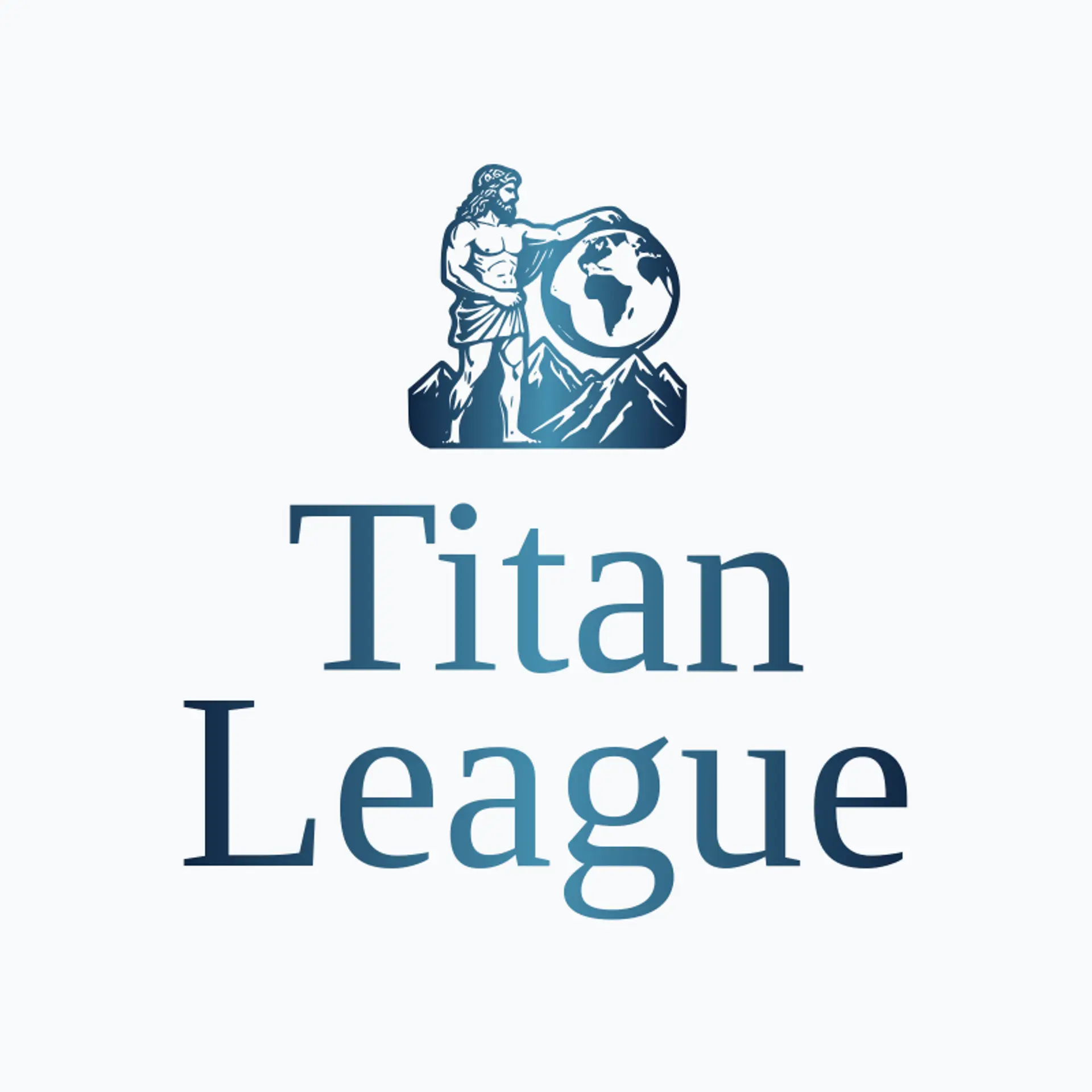 Titan League logo for greek god