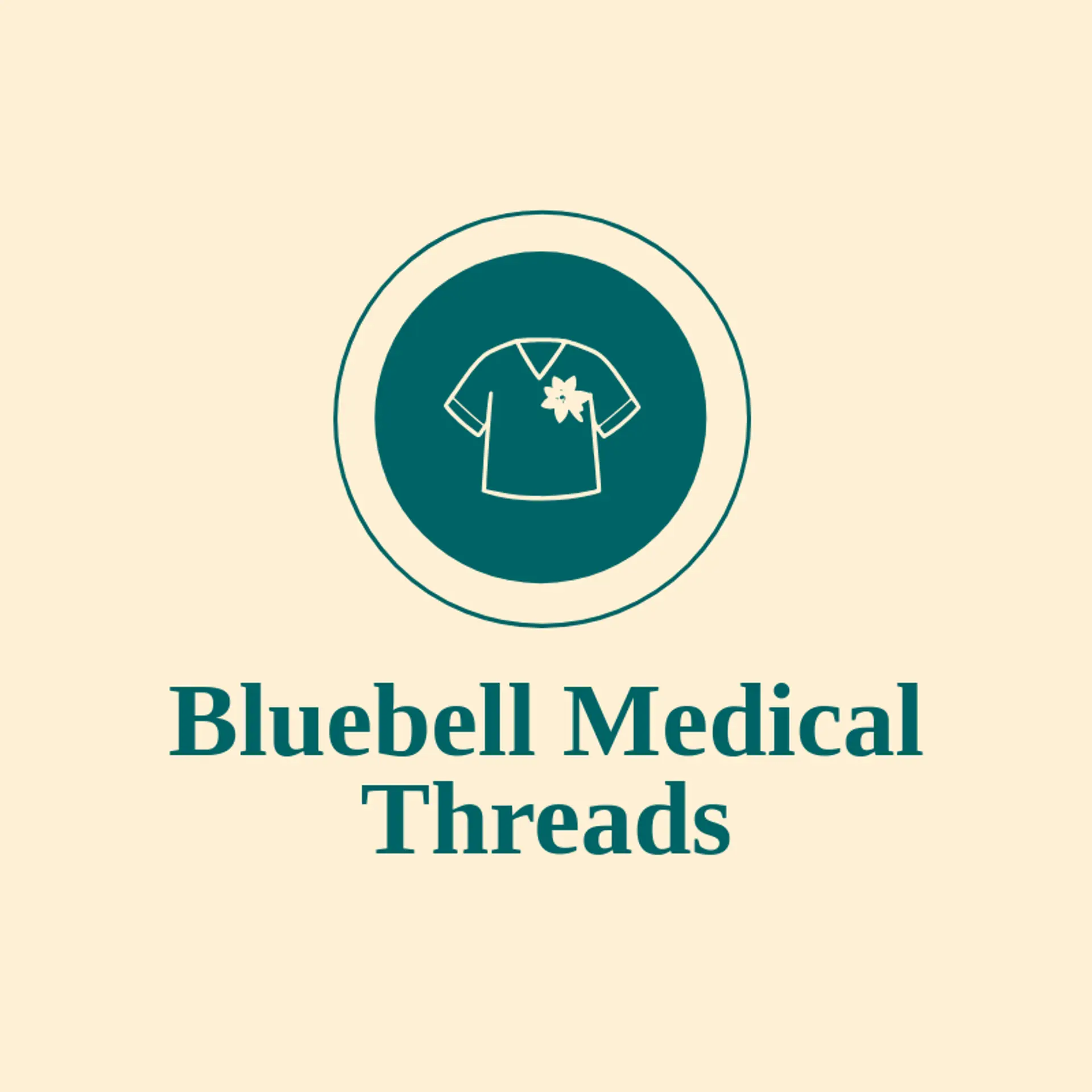 Bluebell Medical Threads logo for scrub