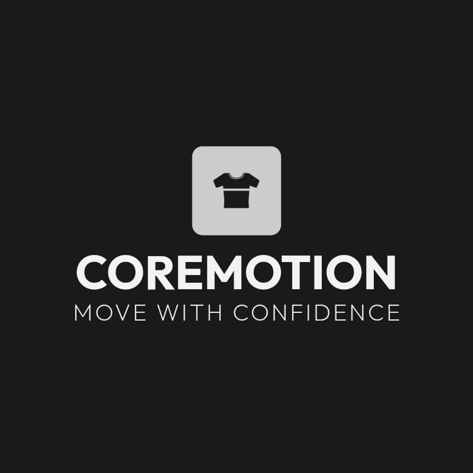 CoreMotion logo for fitness apparel