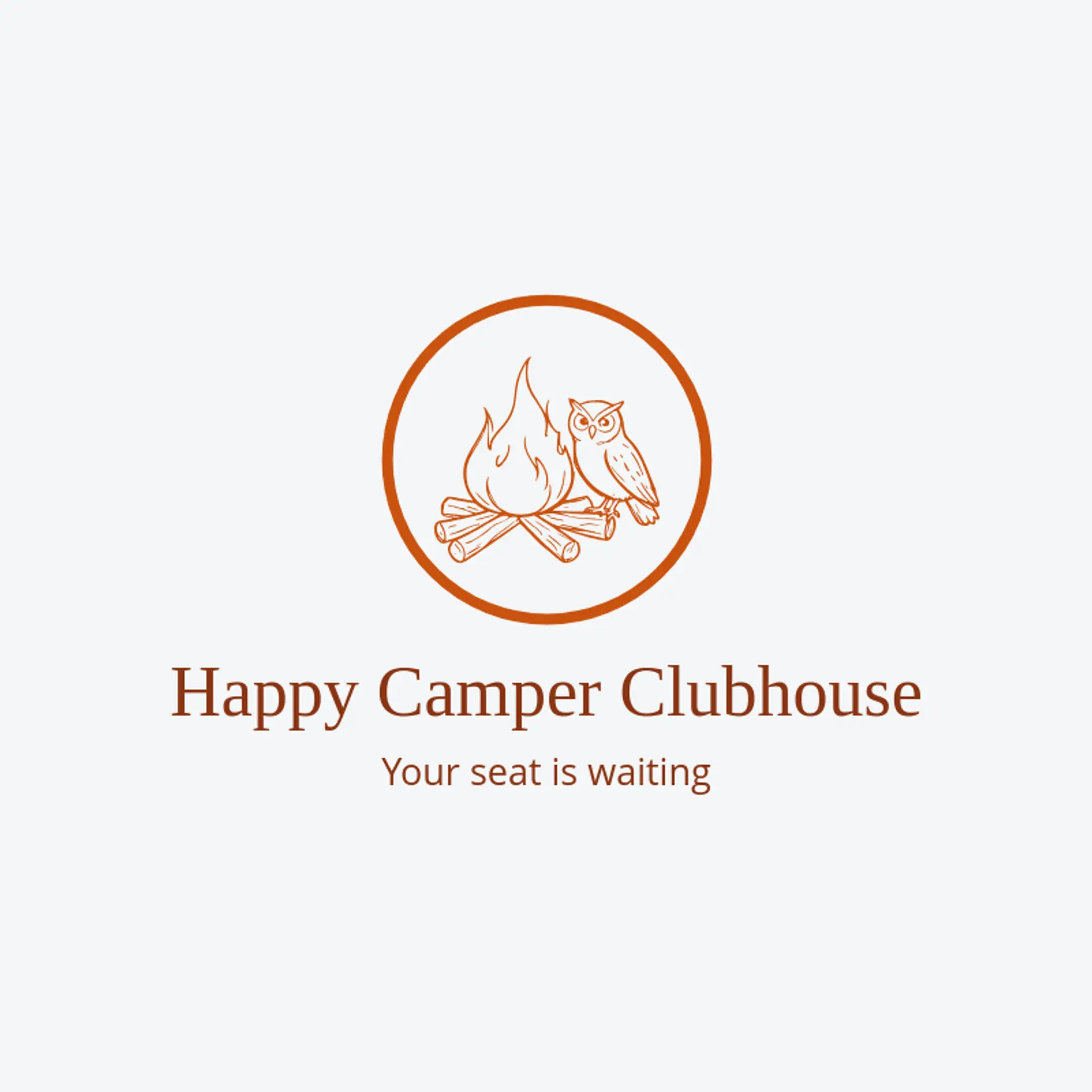 Happy Camper Clubhouse logo for campfire