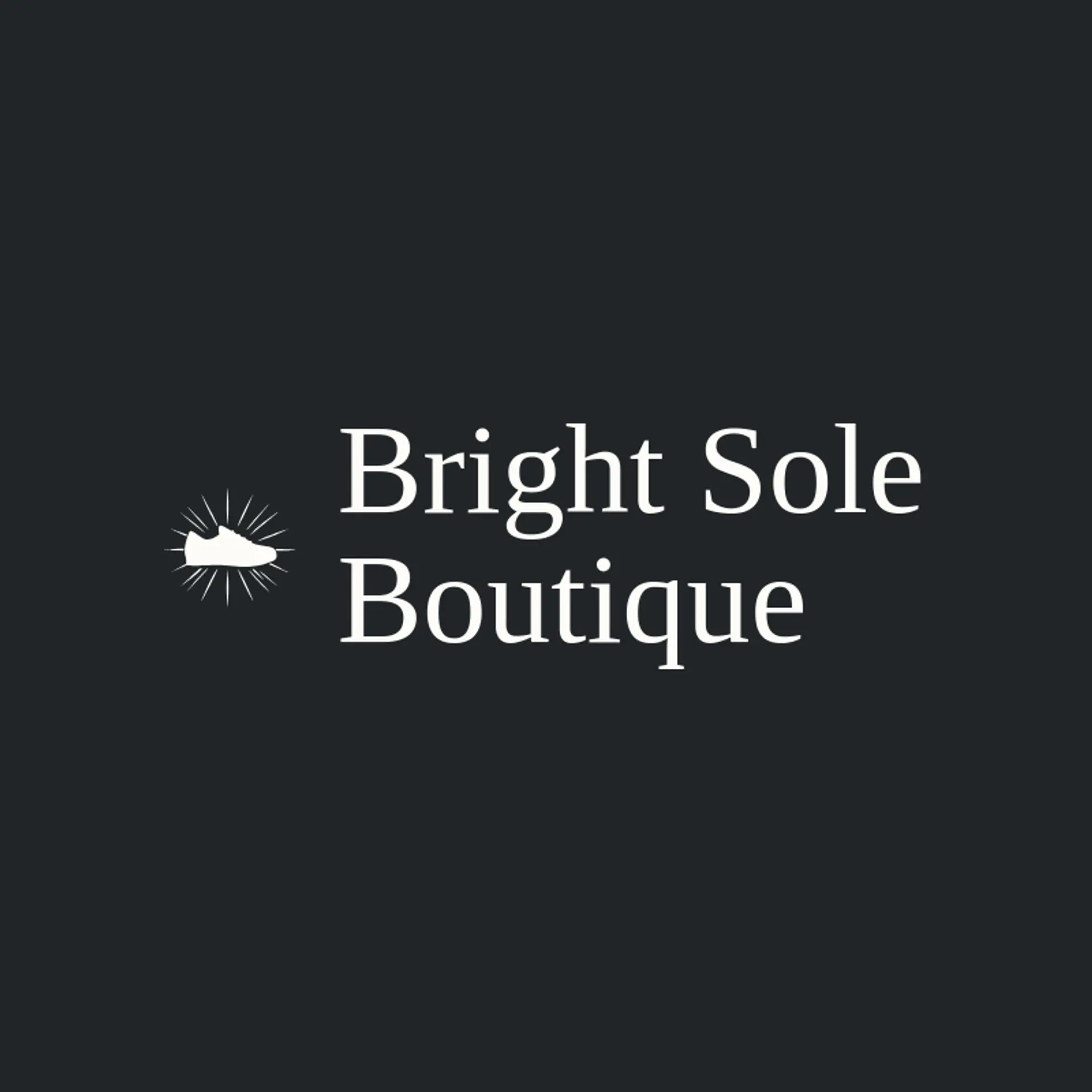 Bright Sole Boutique logo for shoe store