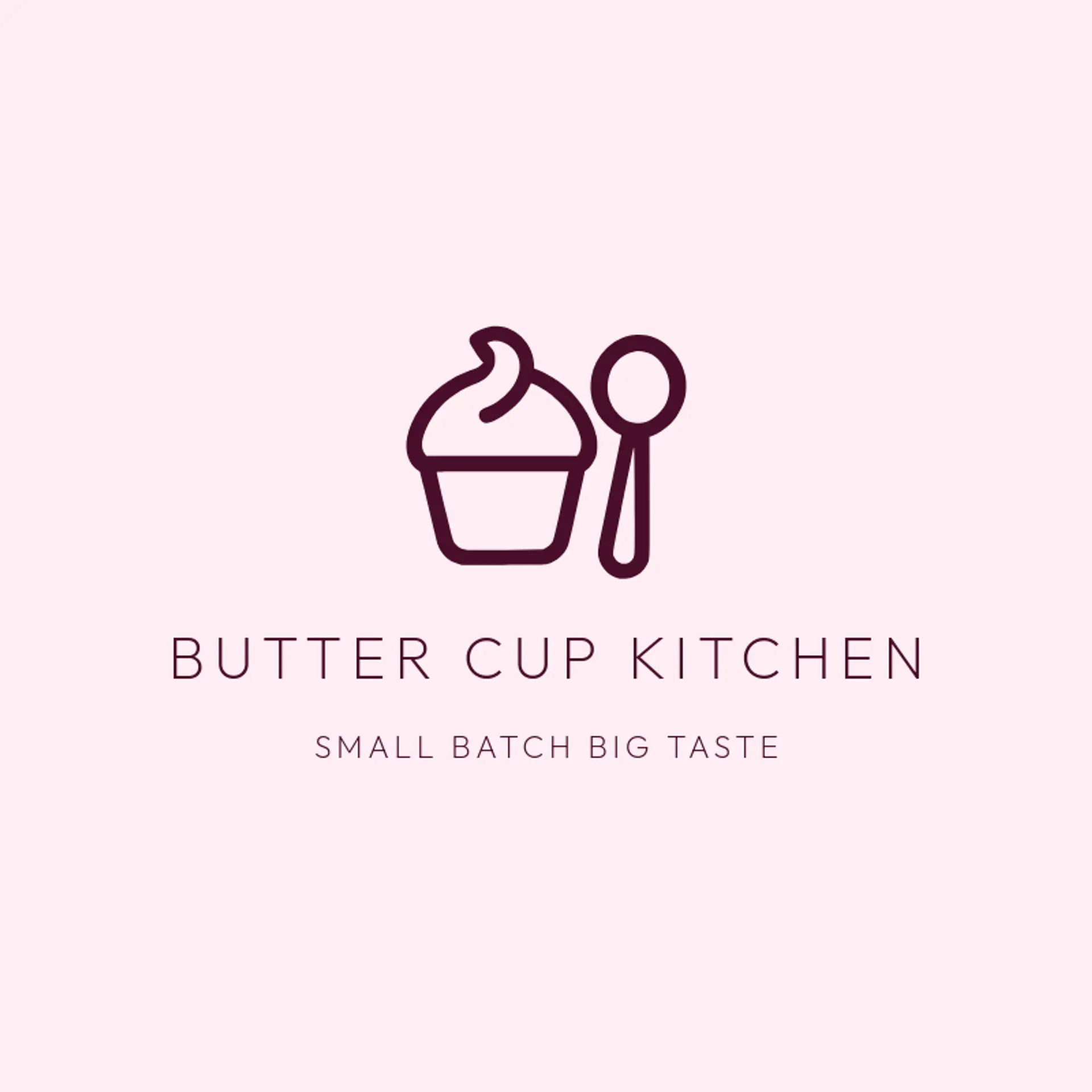 Butter Cup Kitchen logo for cupcake