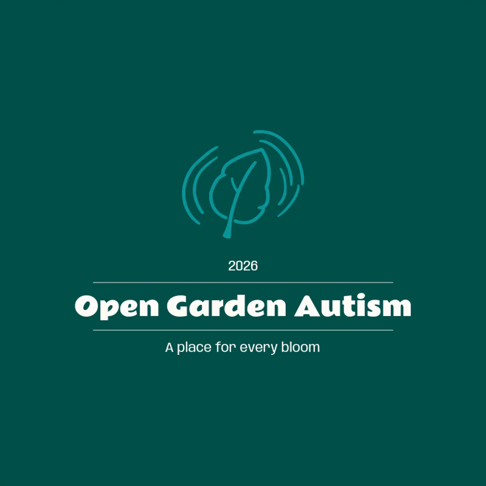 Open Garden Autism logo for autism
