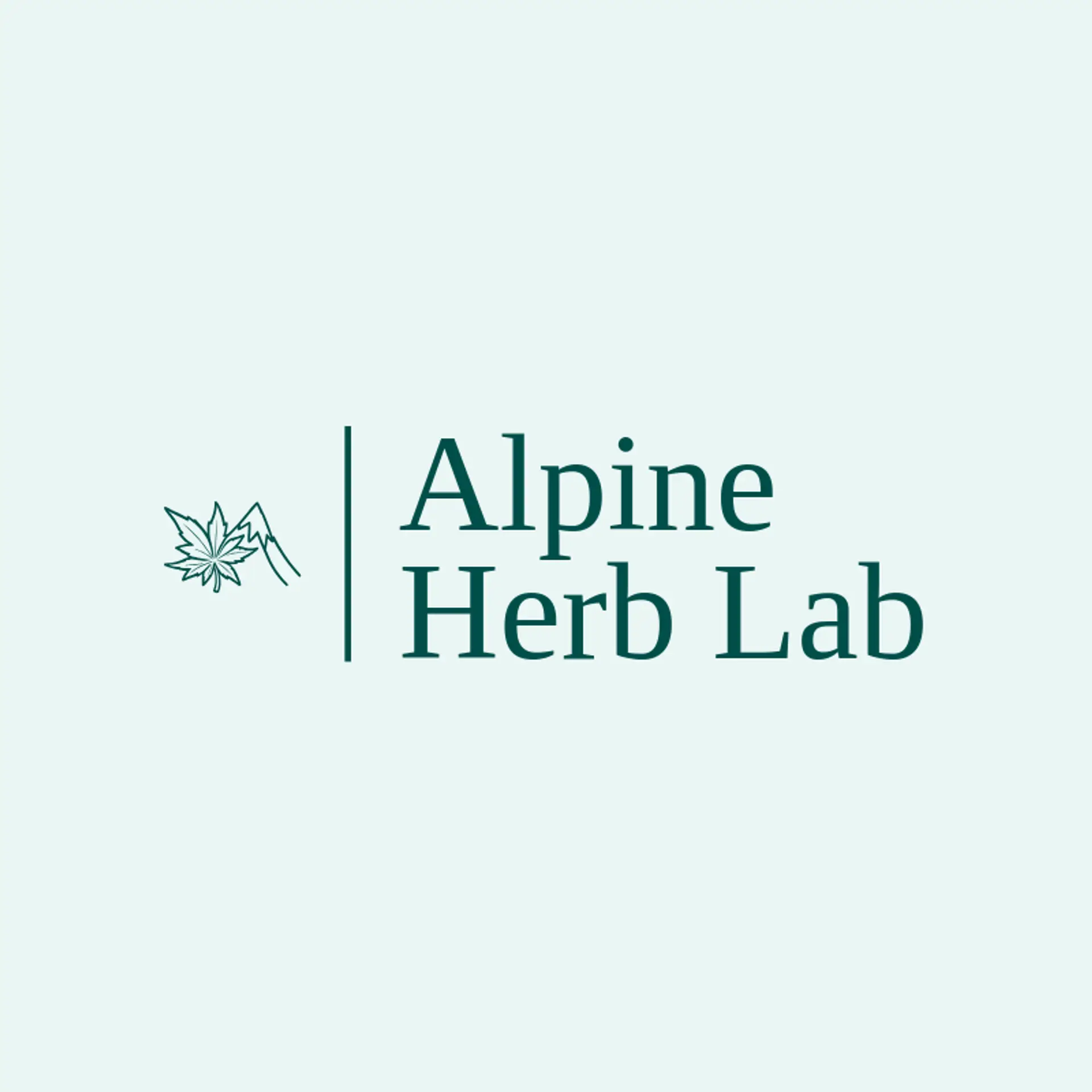 Alpine Herb Lab logo for marijuana