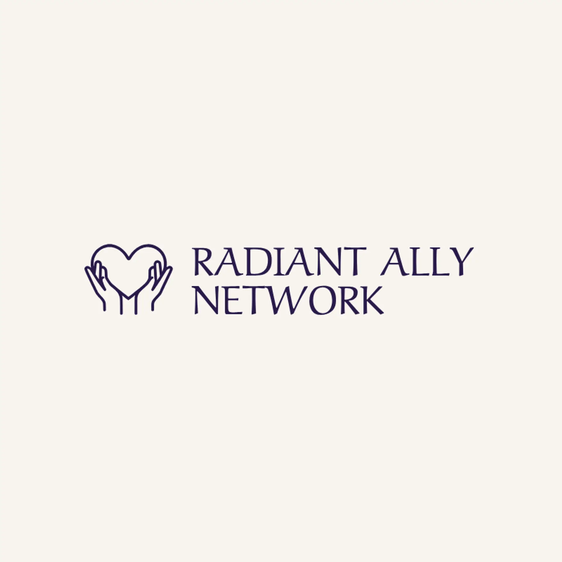 Radiant Ally Network logo for pride