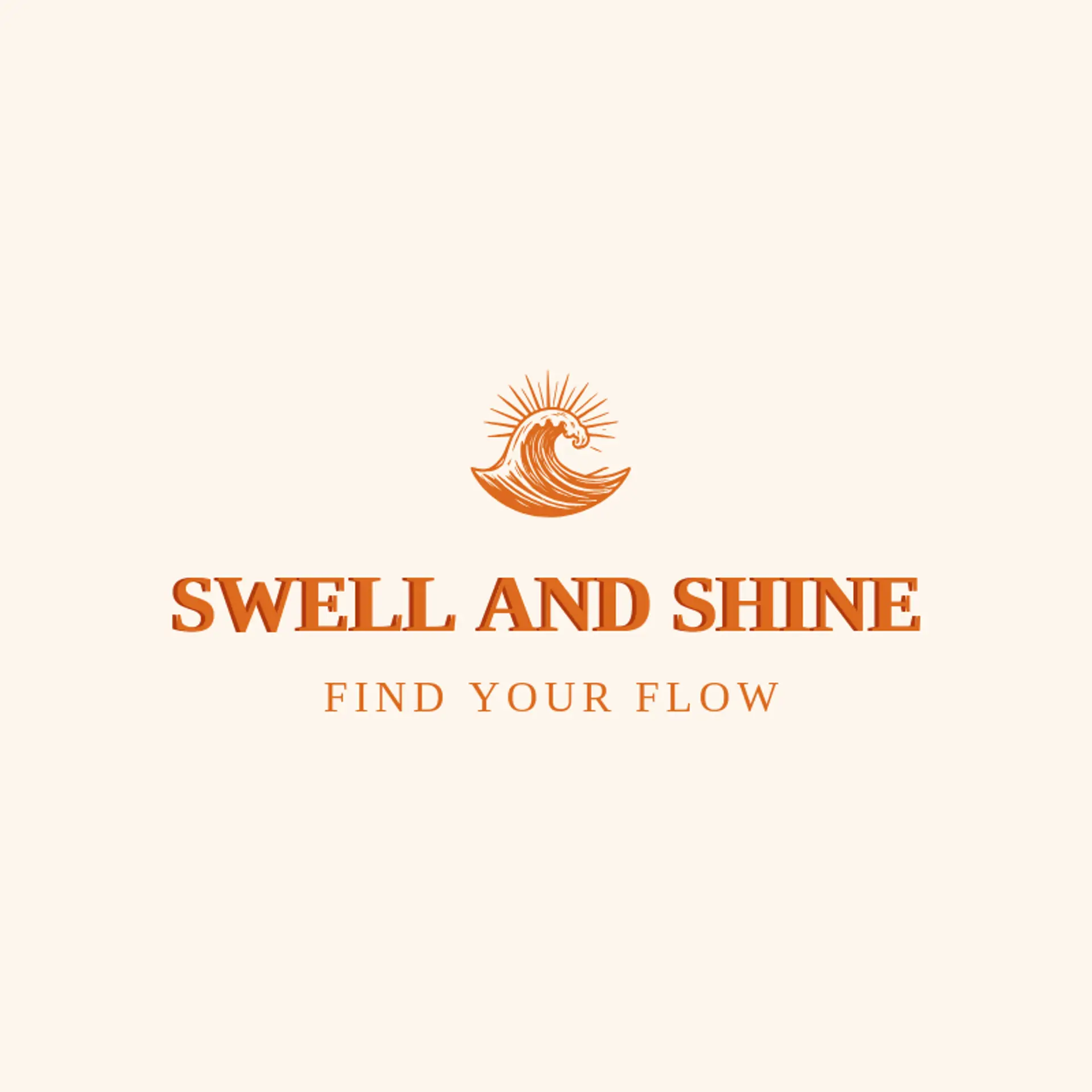 Swell And Shine logo for hair