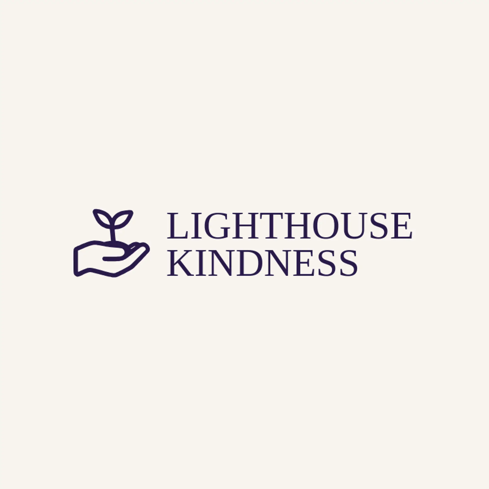 Lighthouse Kindness logo for helping hand