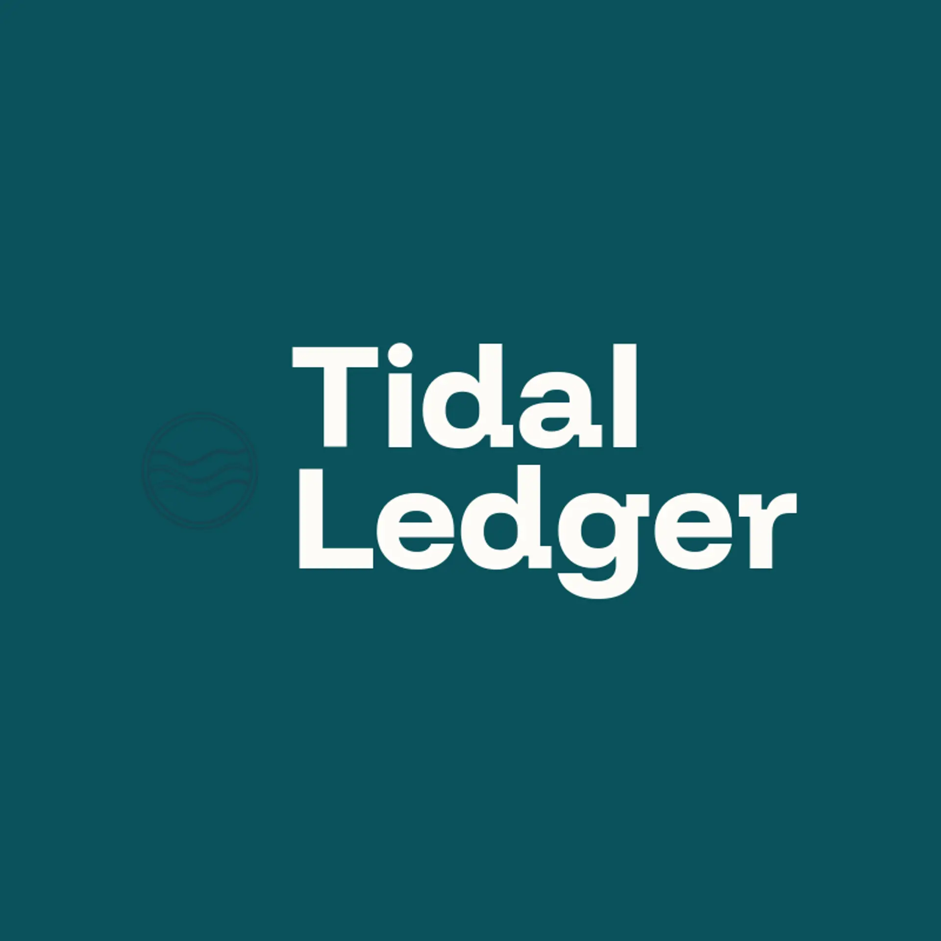 Tidal Ledger logo for money