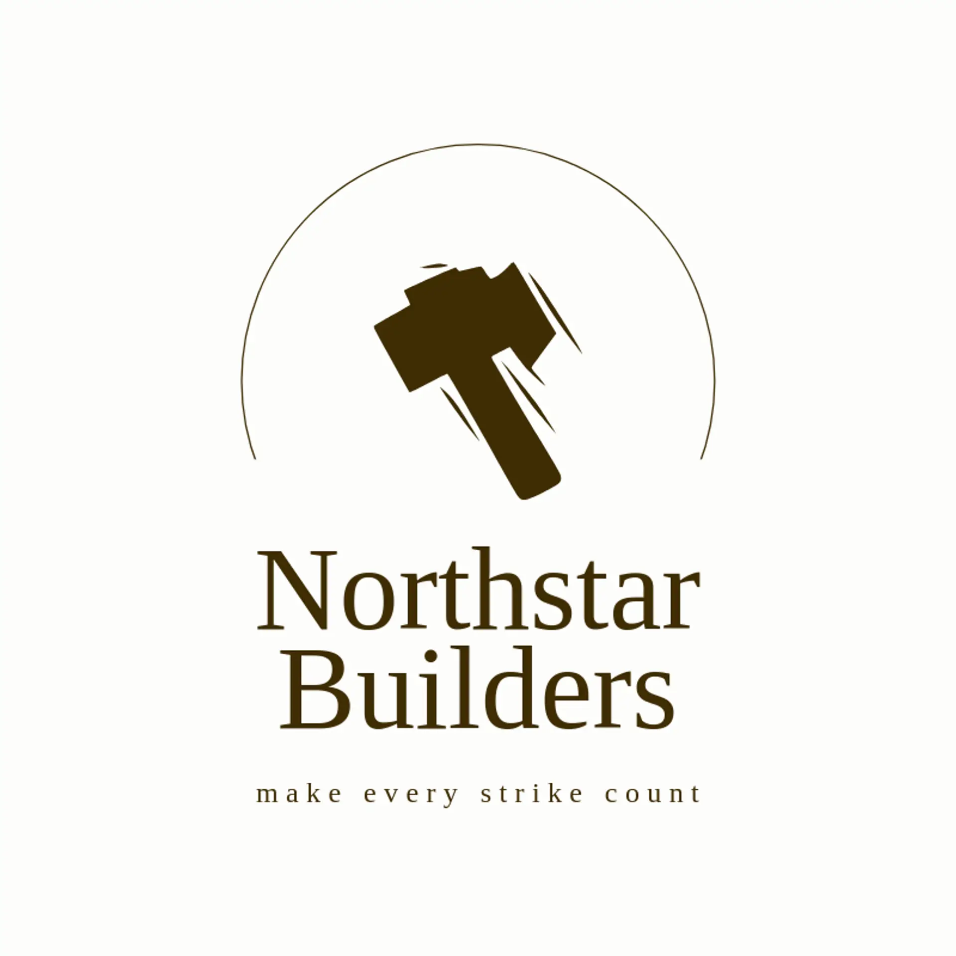 Northstar Builders logo for hammer