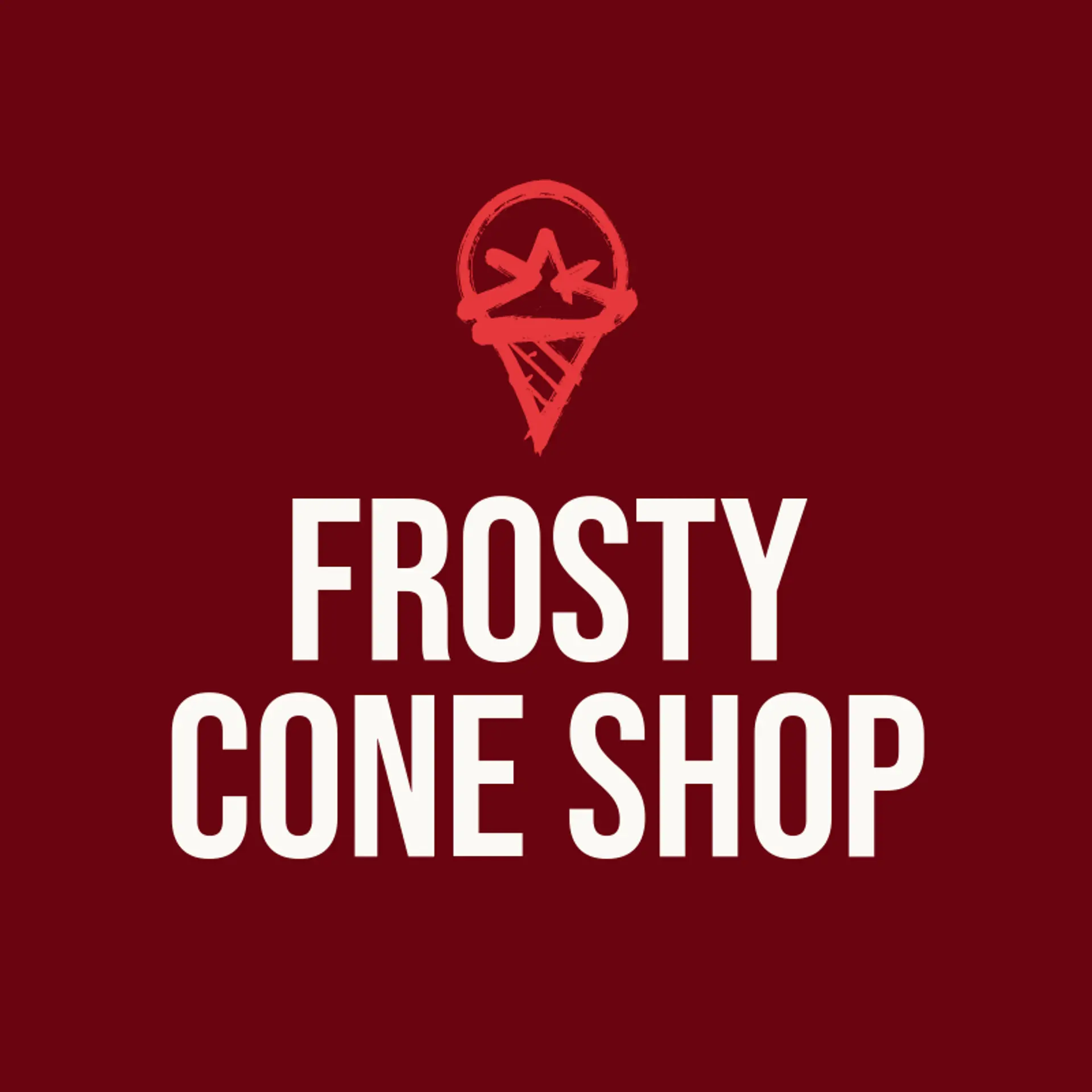 Frosty Cone Shop logo for frost