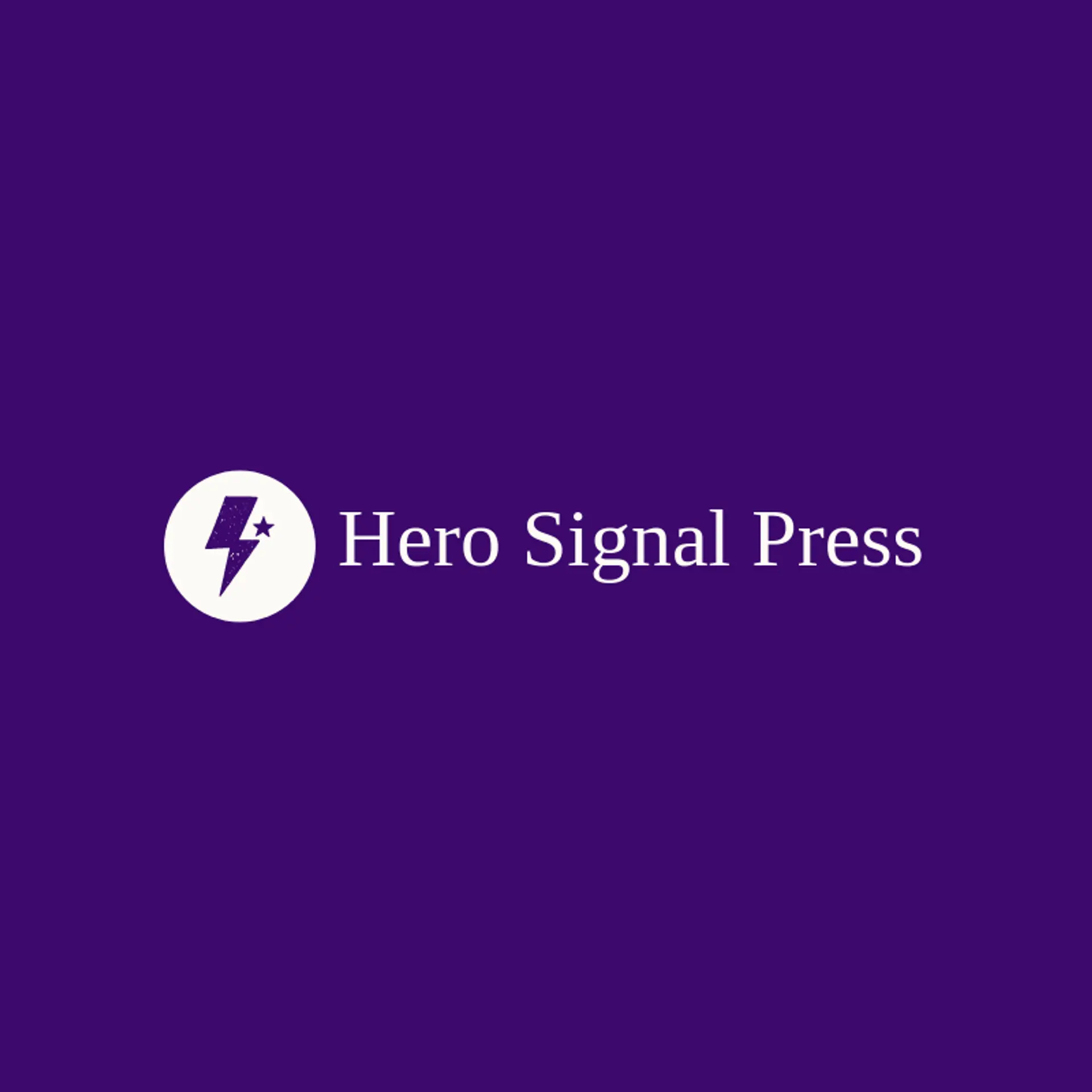 Hero Signal Press logo for comic