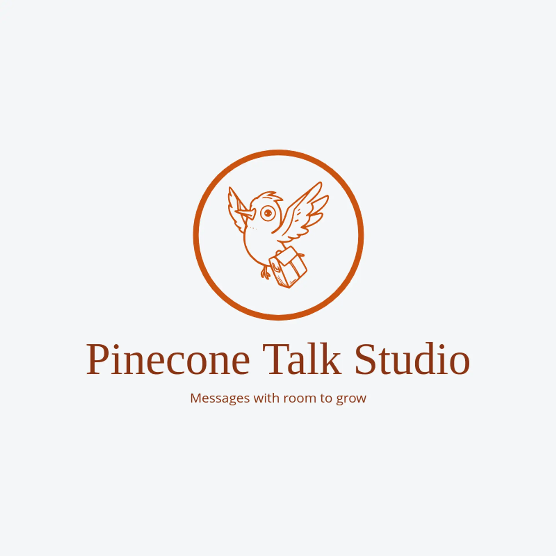Pinecone Talk Studio logo for messenger