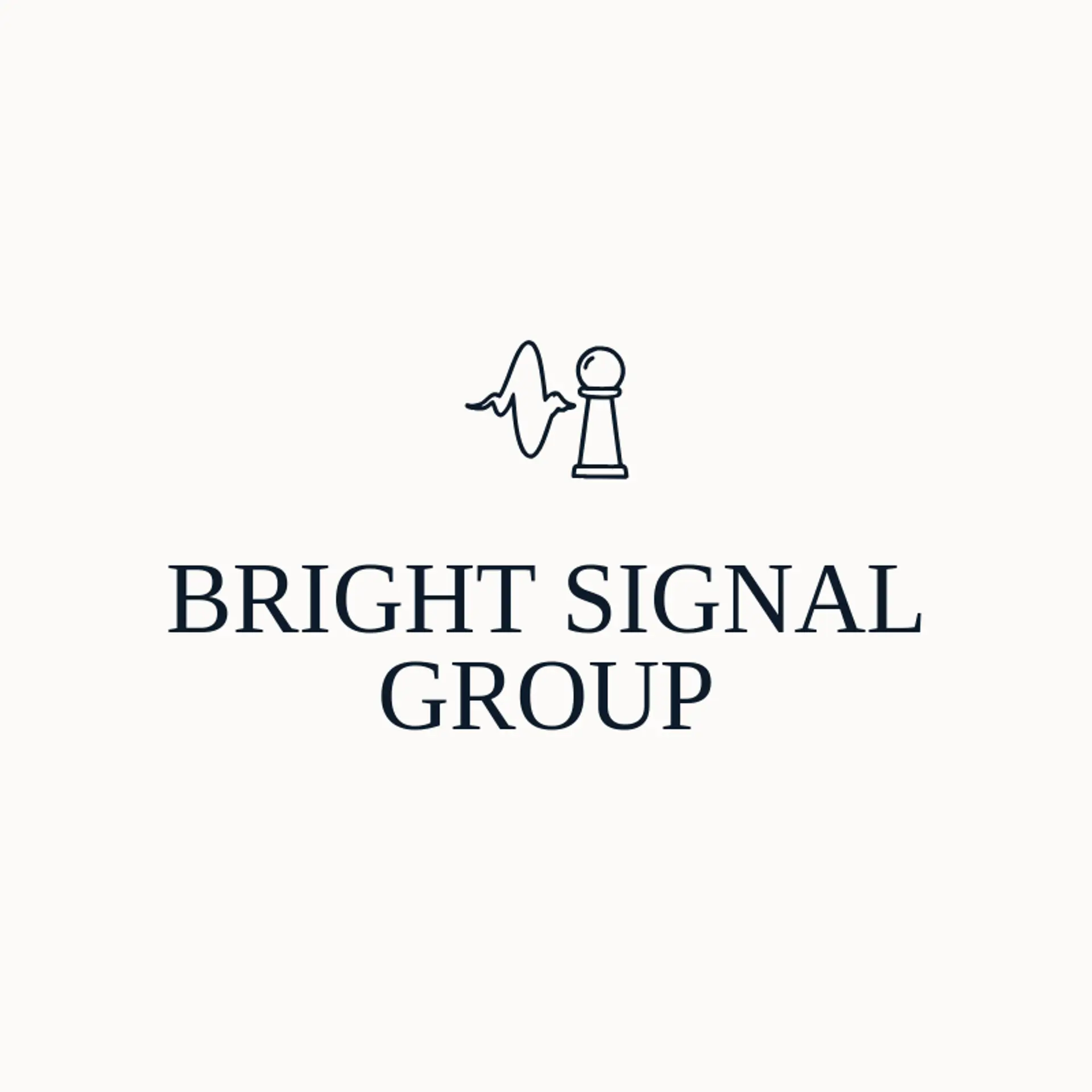 Bright Signal Group logo for media company