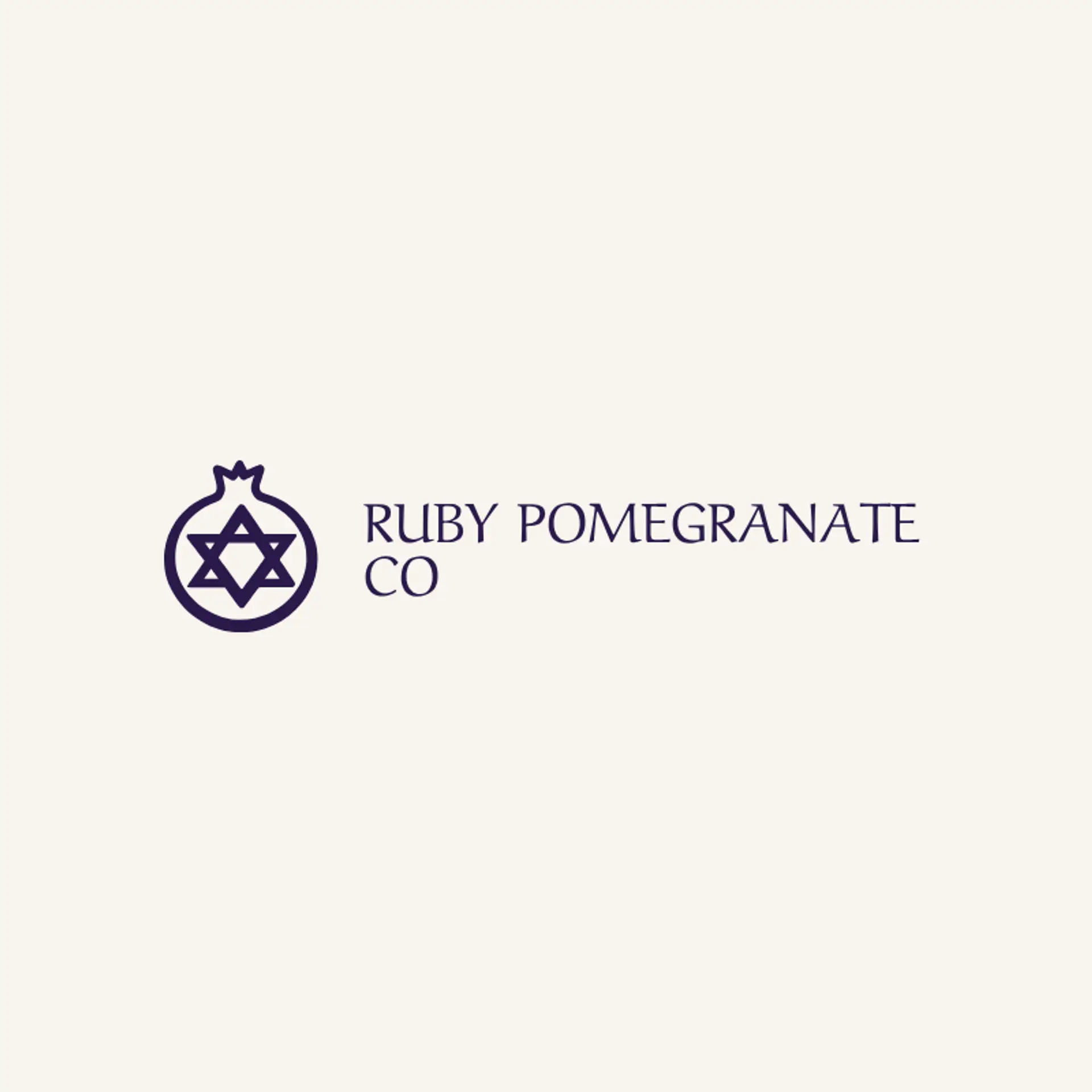 Ruby Pomegranate Co logo for jewish