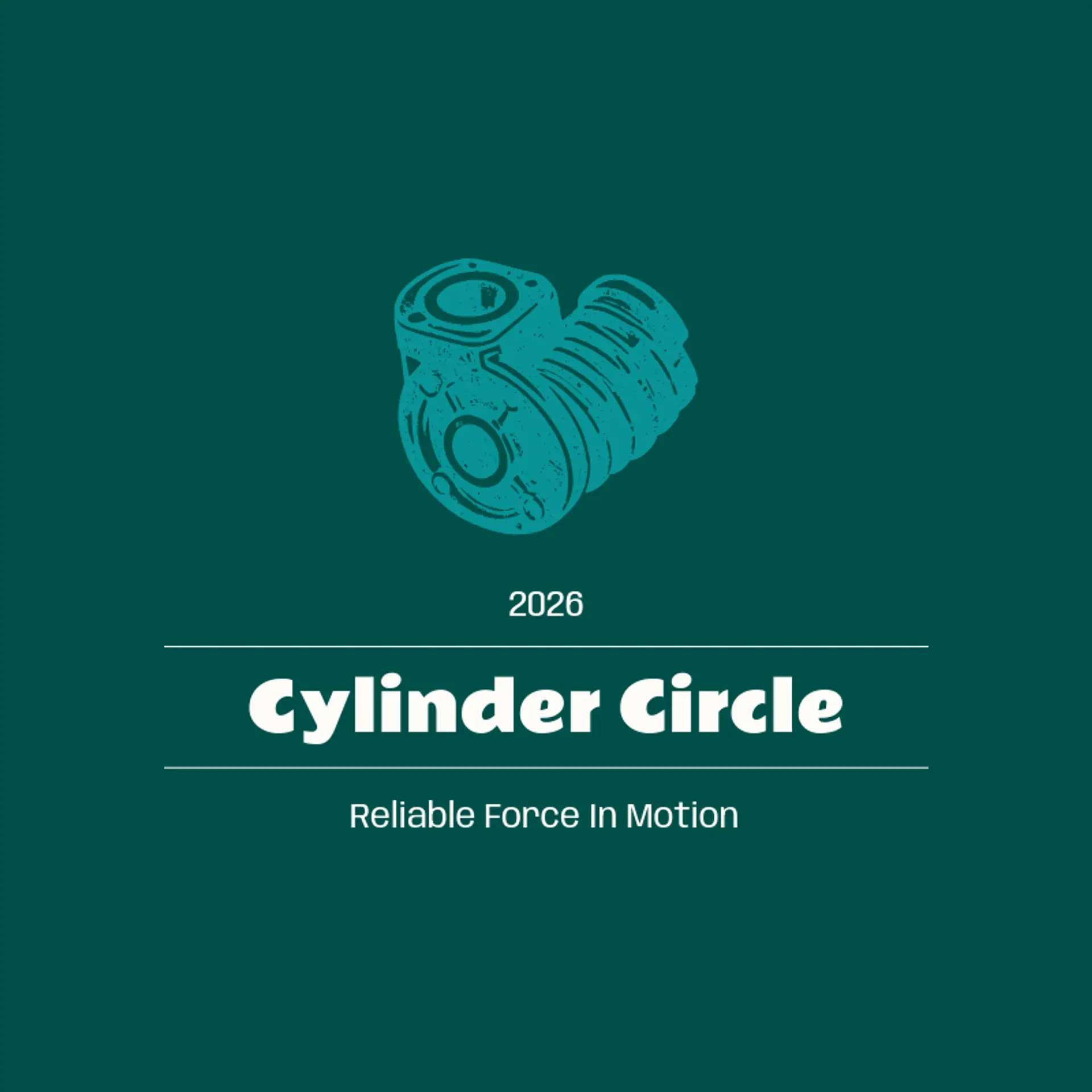 Cylinder Circle logo for turbo