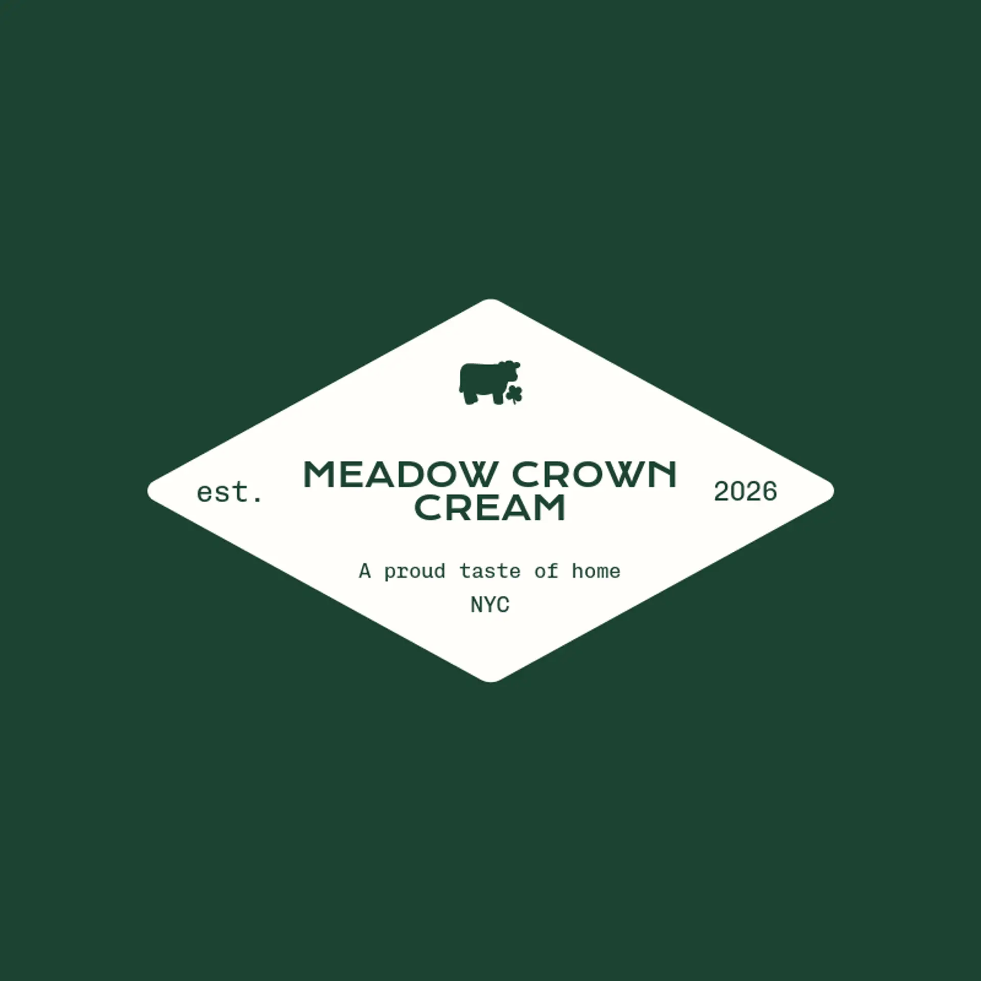 Meadow Crown Cream logo for dairy