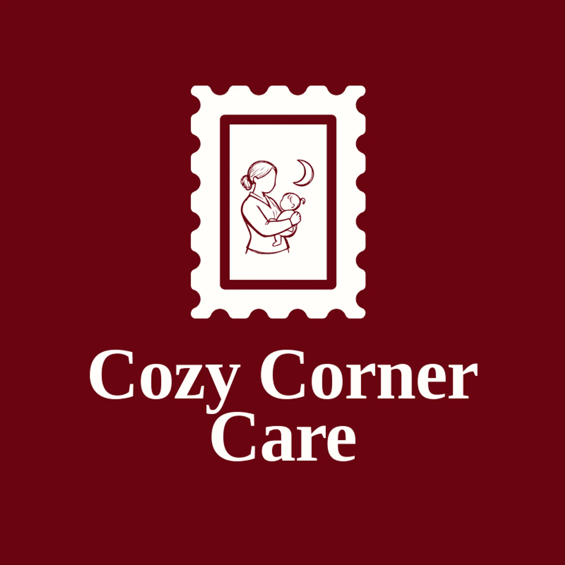 Cozy Corner Care logo for babysitter
