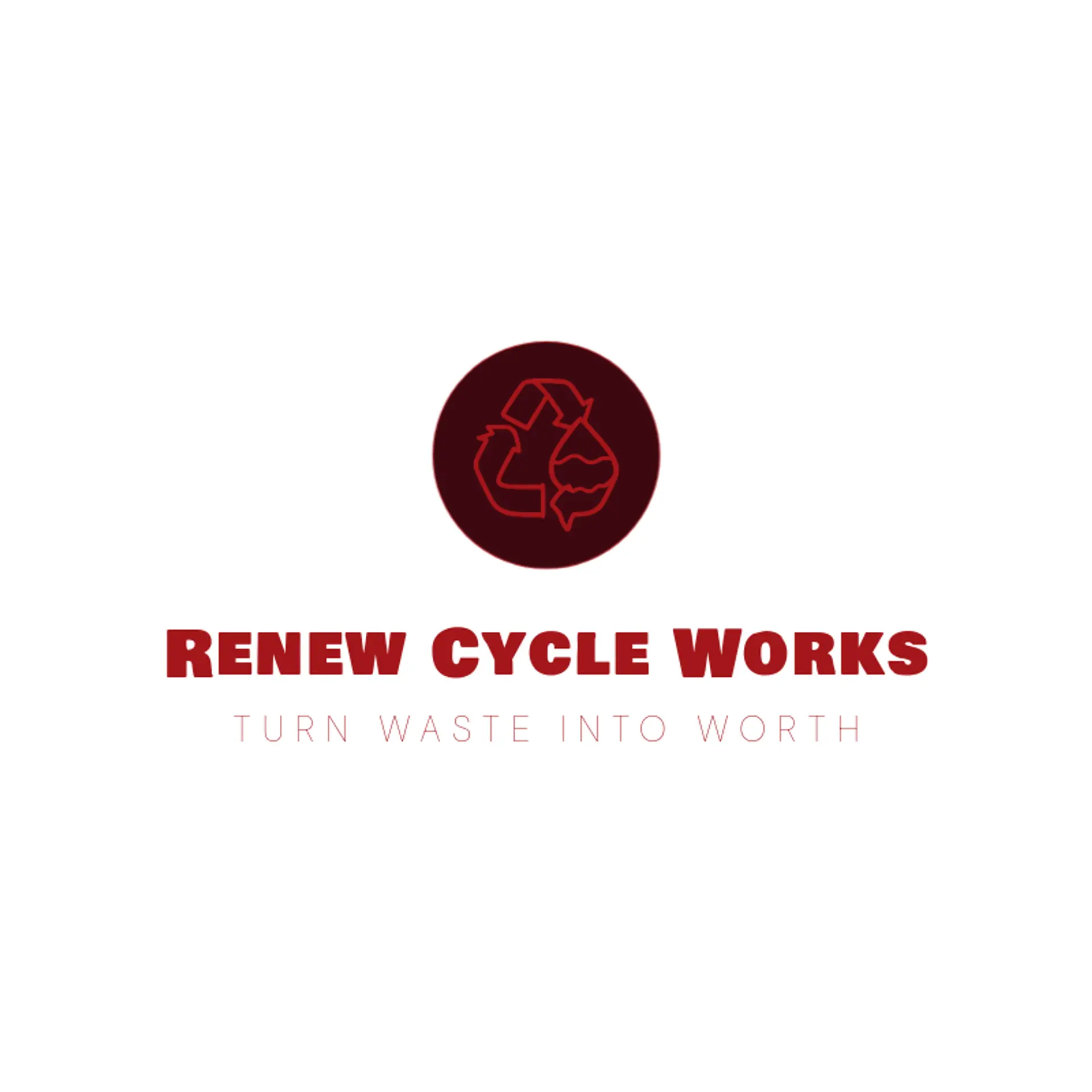 Renew Cycle Works logo for recycle