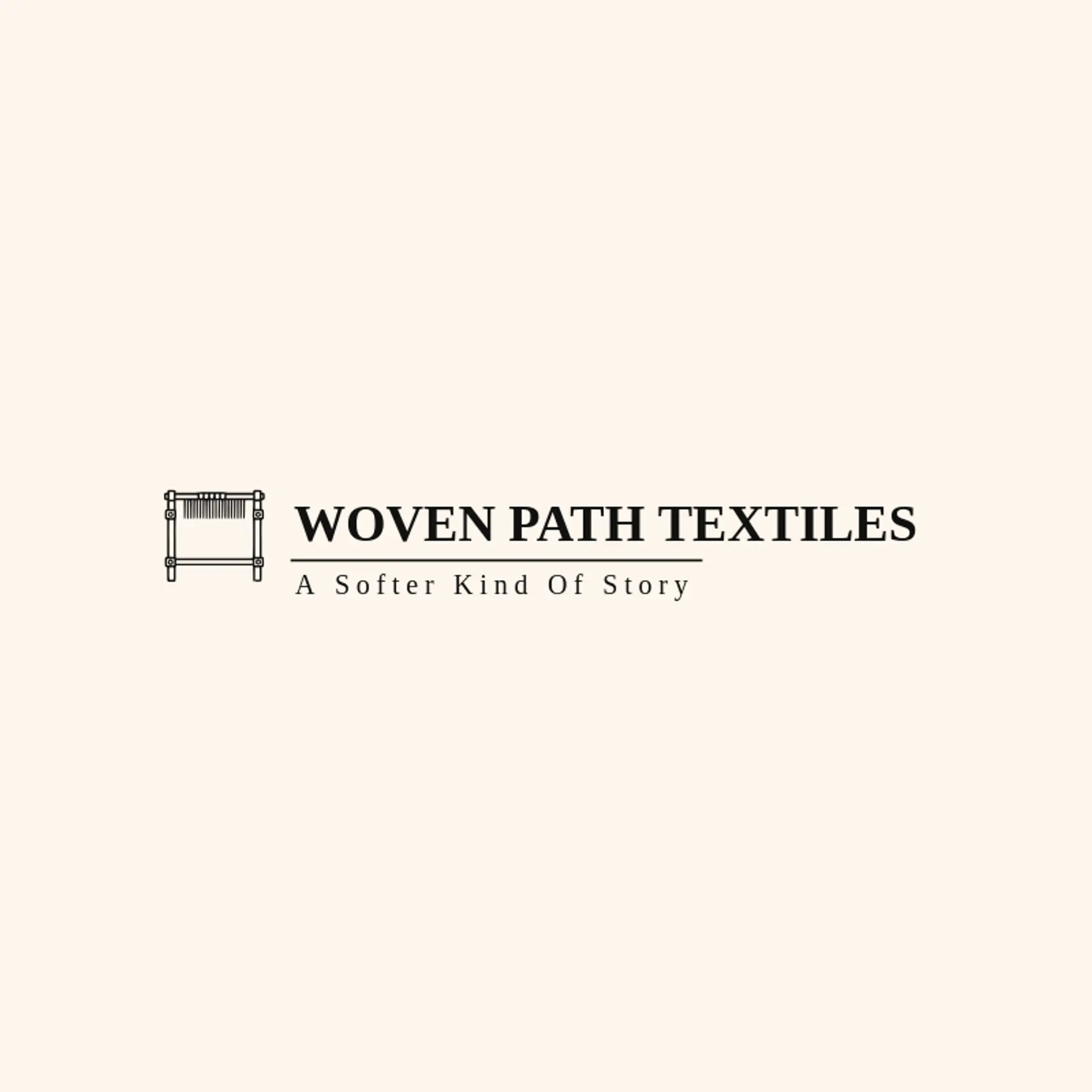 Woven Path Textiles logo for loom