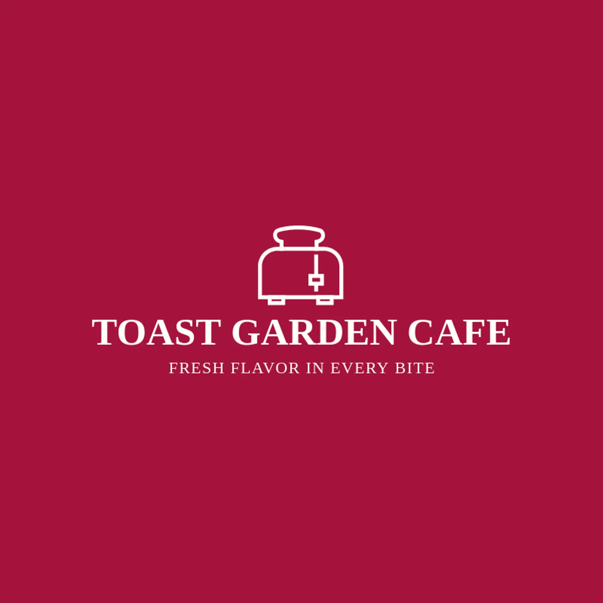 Toast Garden Cafe logo for toast