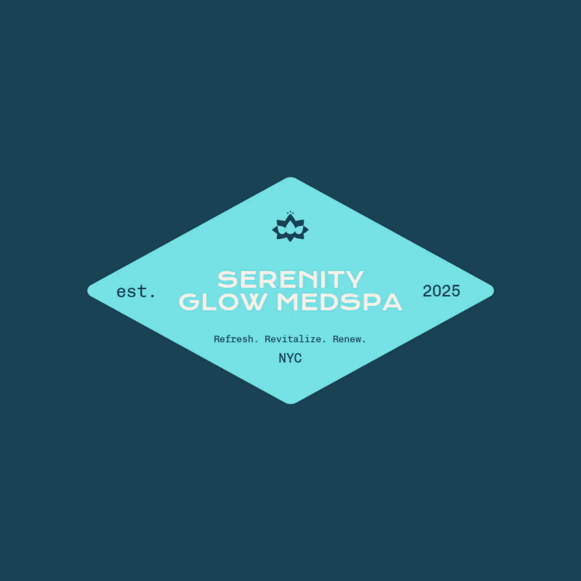Serenity Glow Medspa logo for medical spa