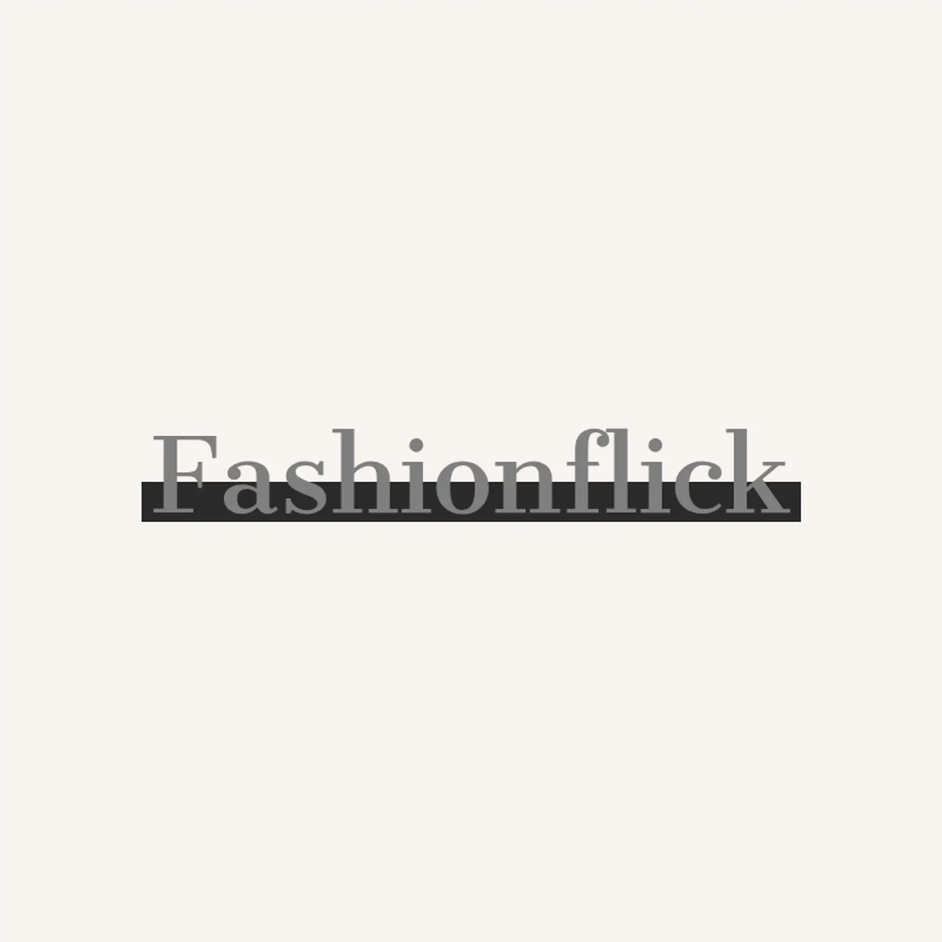 FashionFlick logo for fashion line