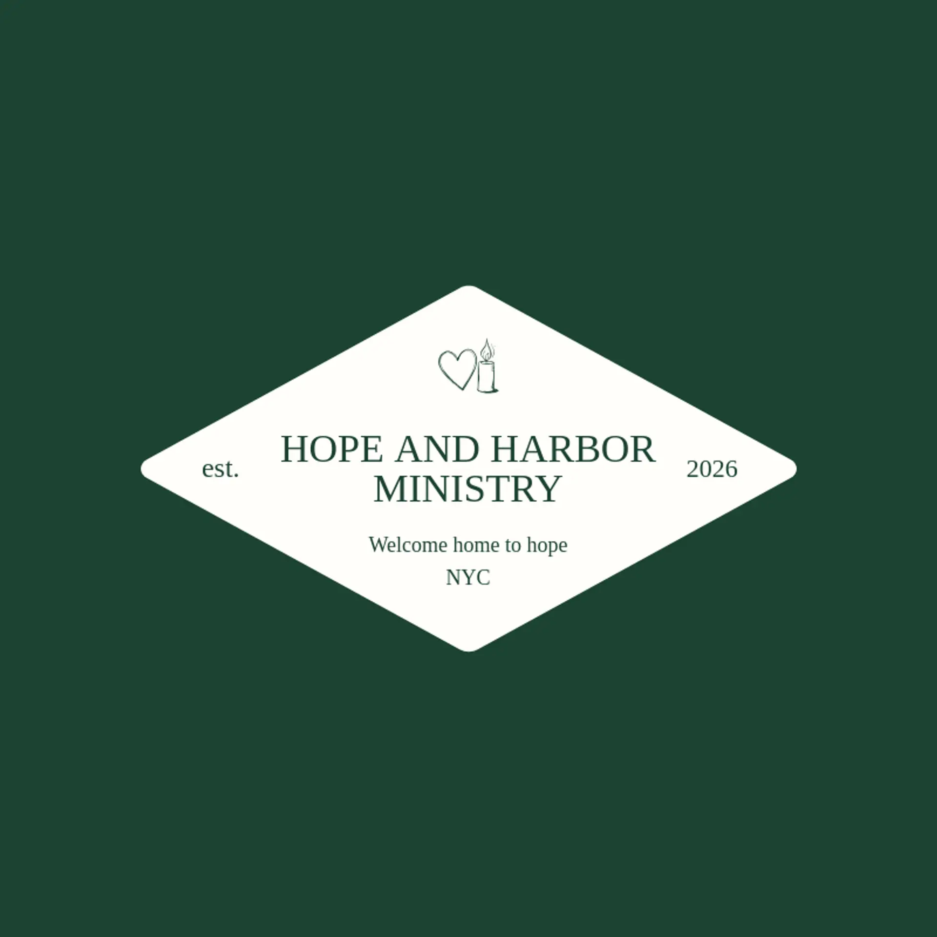 Hope and Harbor Ministry logo for ministry