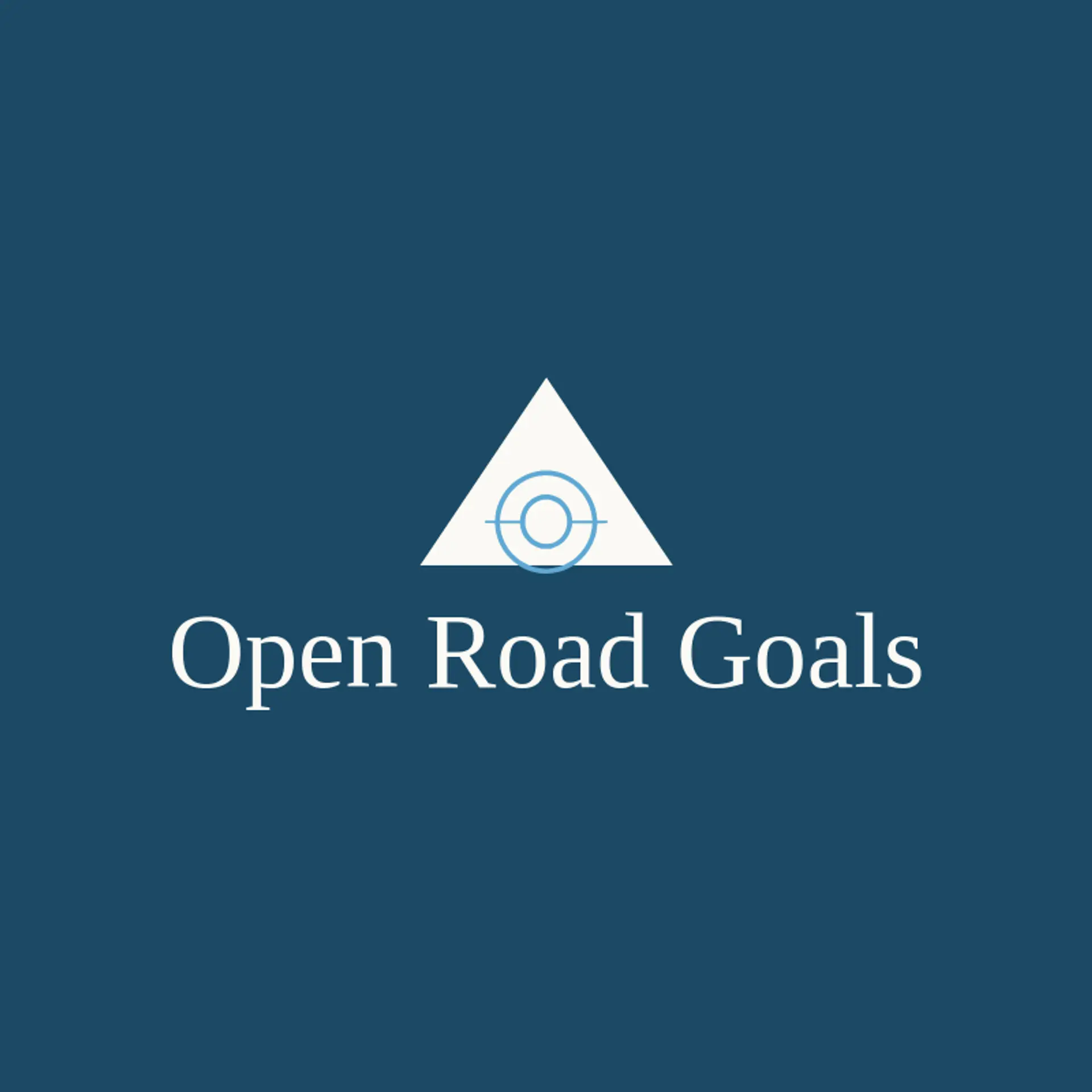 Open Road Goals logo for goal