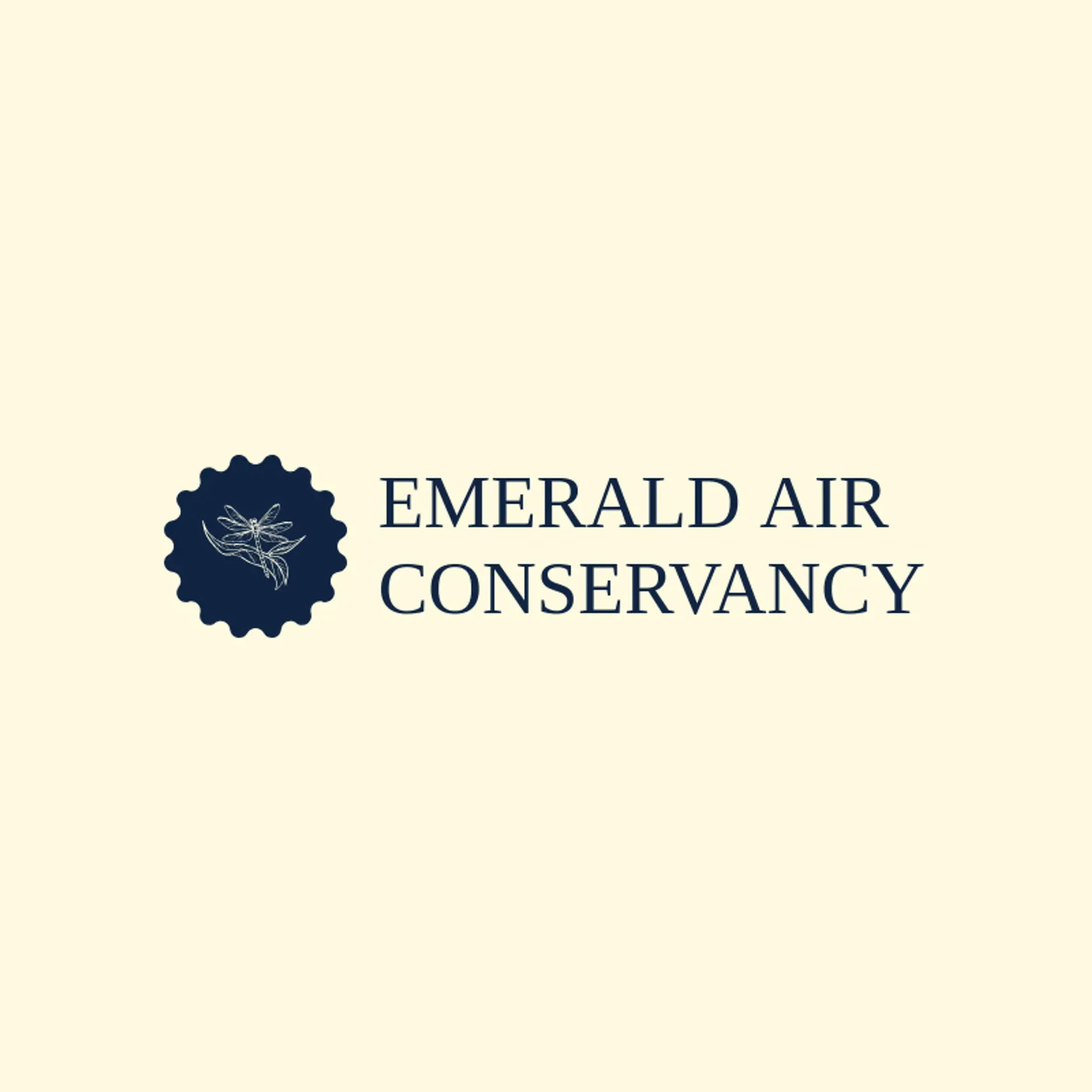 Emerald Air Conservancy logo for dragonfly