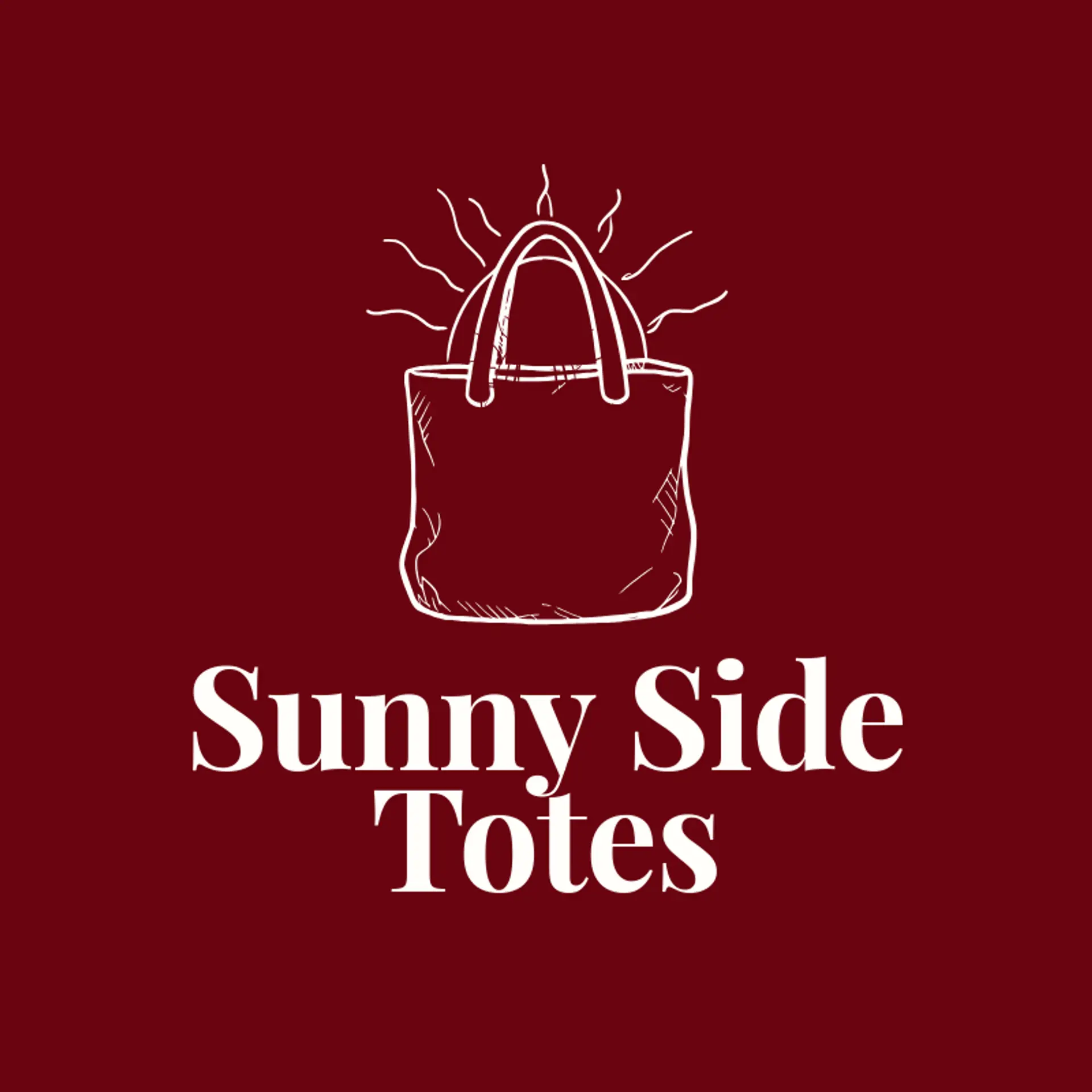 Sunny Side Totes logo for bag
