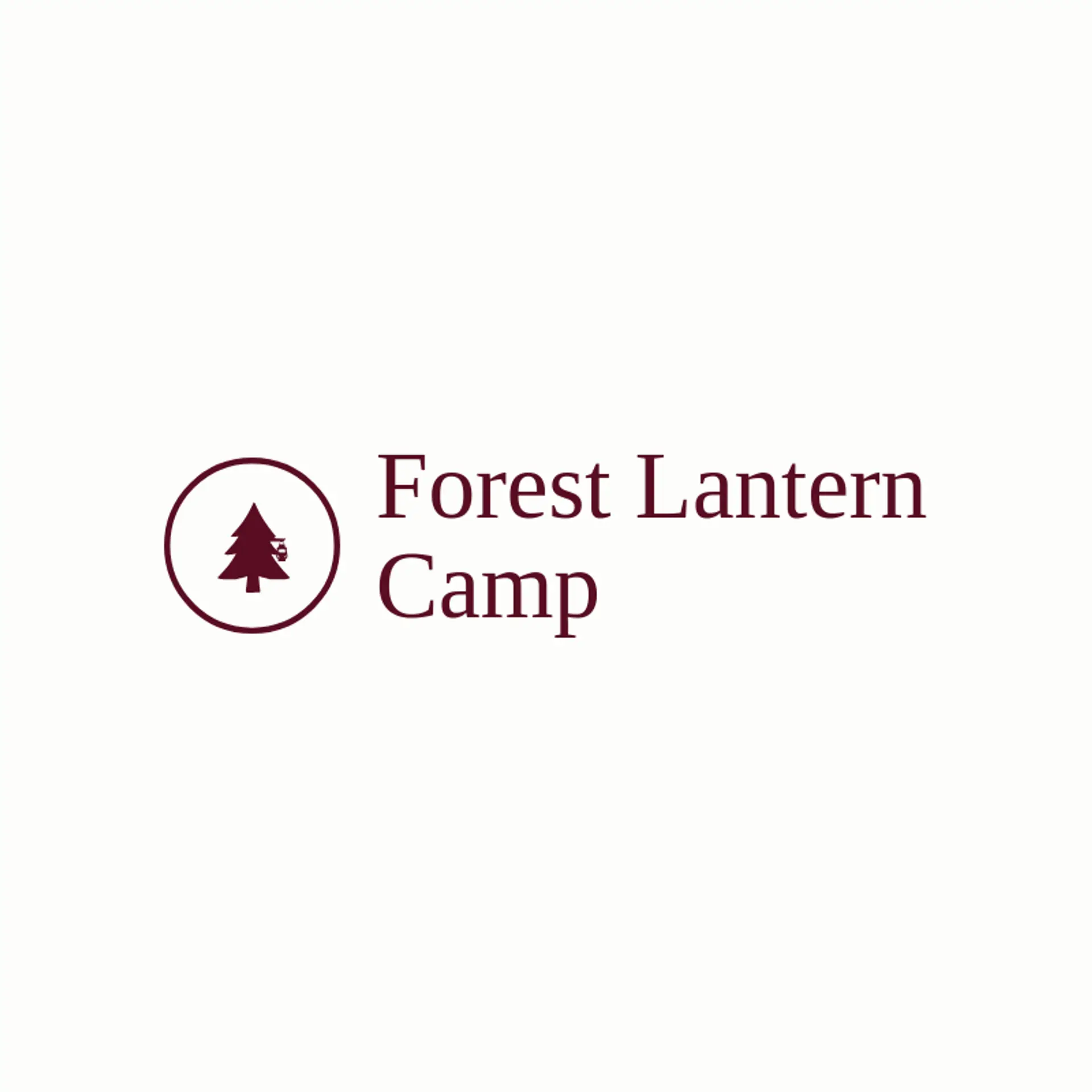 Forest Lantern Camp logo for camp