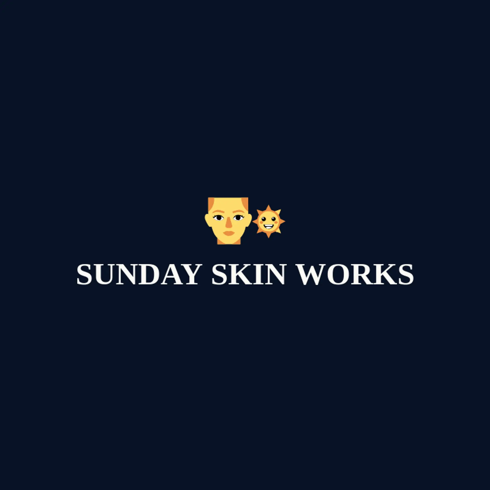 Sunday Skin Works logo for skin