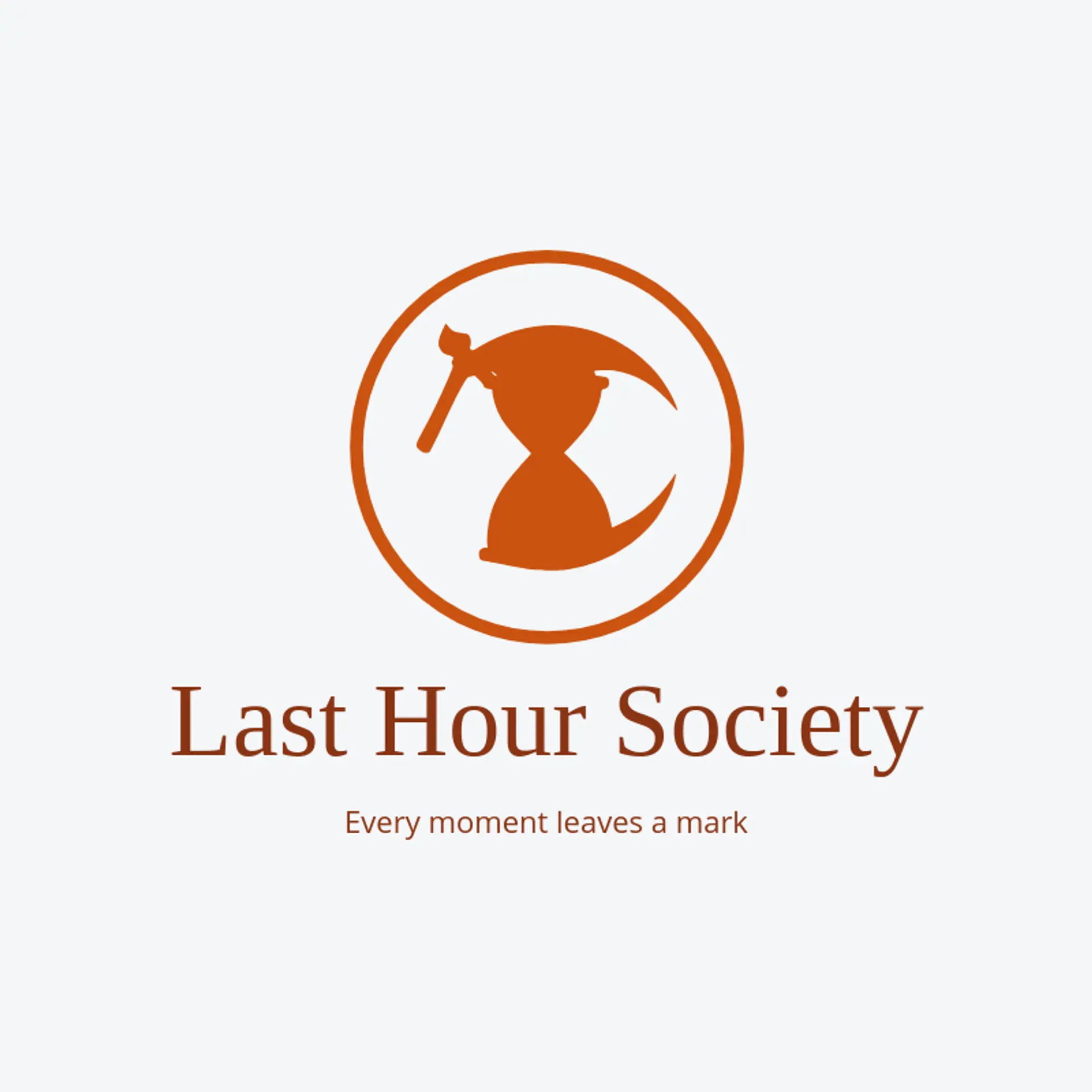 Last Hour Society logo for grim reaper