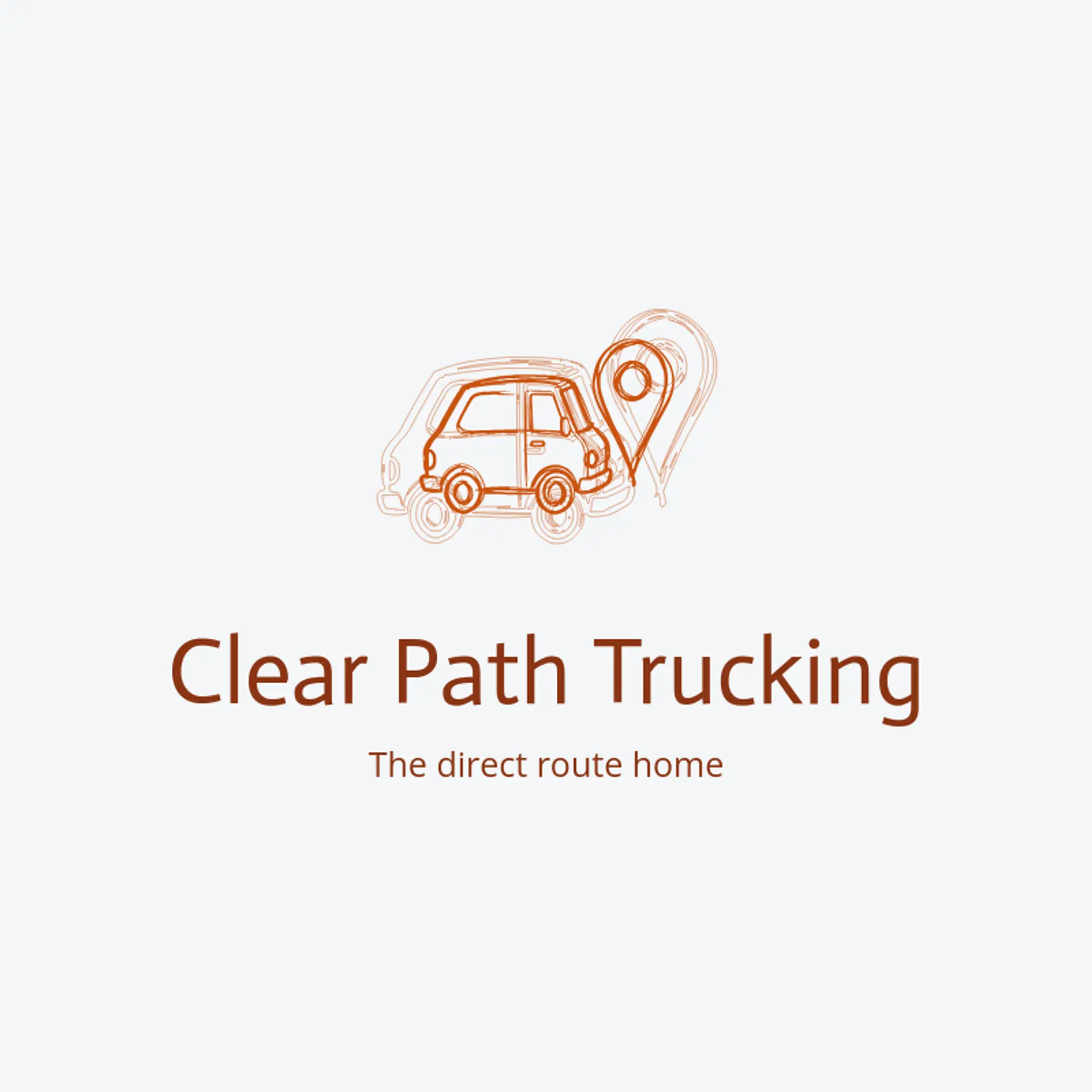 Clear Path Trucking logo for truck