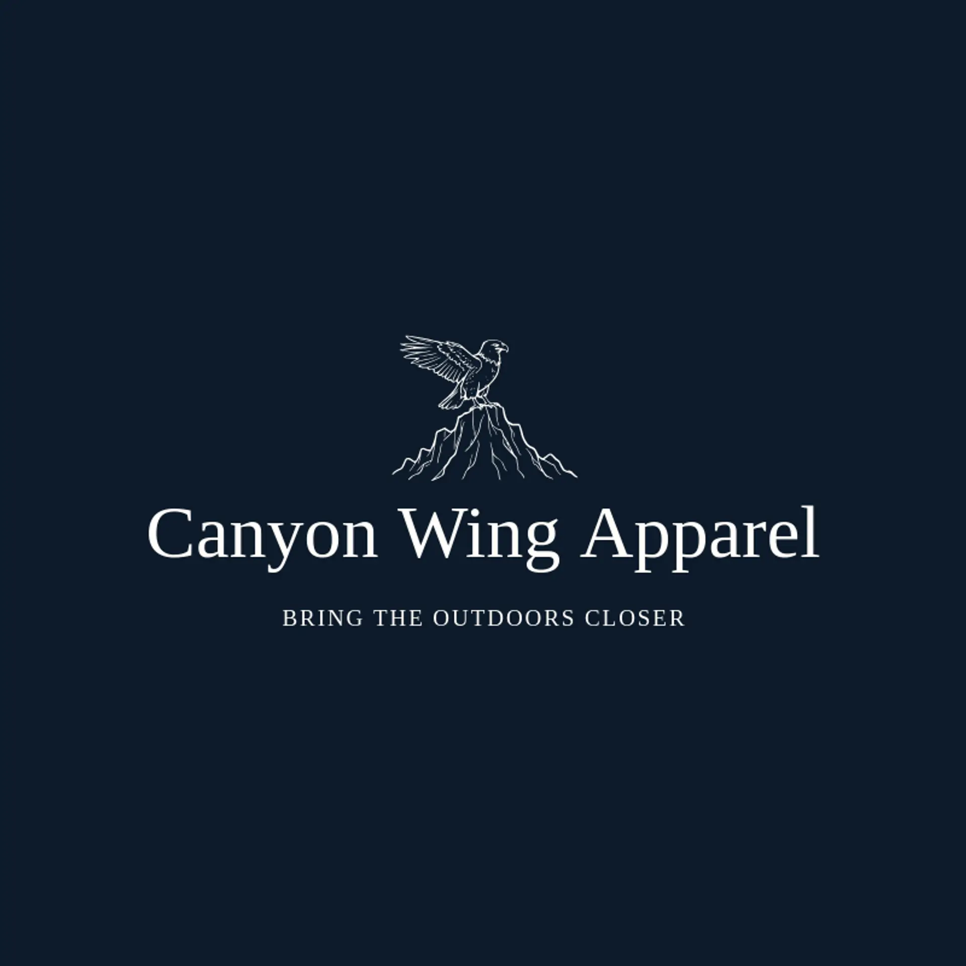 Canyon Wing Apparel logo for american eagle